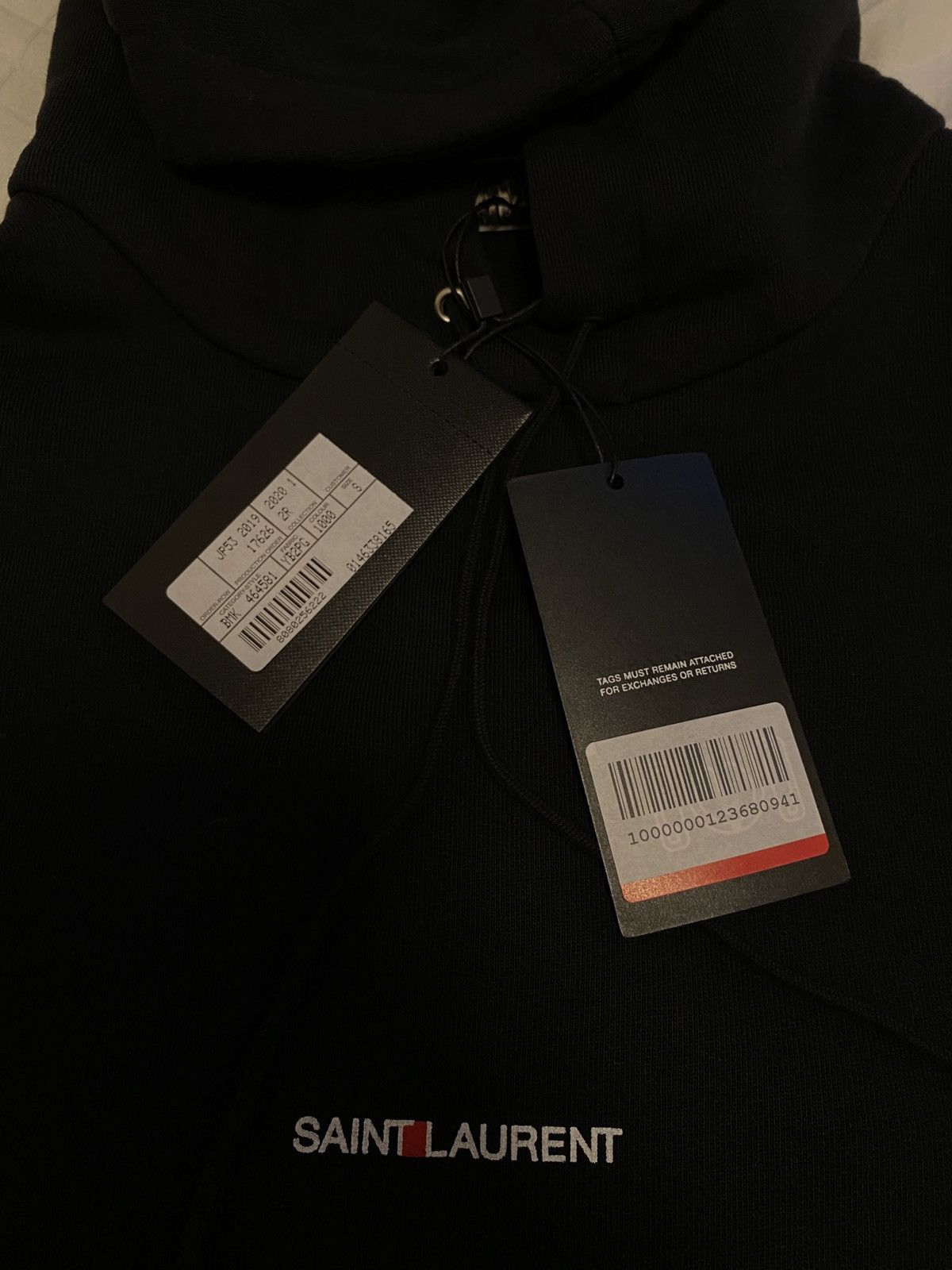 Yves Saint Laurent YSL RIVE GAUCHE HOODIE Size US S / EU 44-46 / 1 - 4 Thumbnail