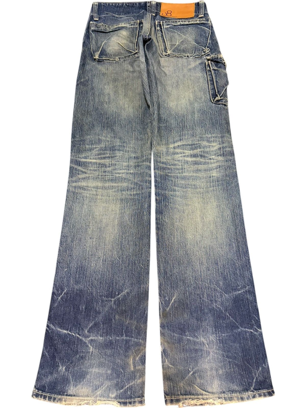 Johnbull Vintage Japanese Johnbull Distressed Cargo Jeans Size 28" / US 6 / IT 42 - 2 Thumbnail