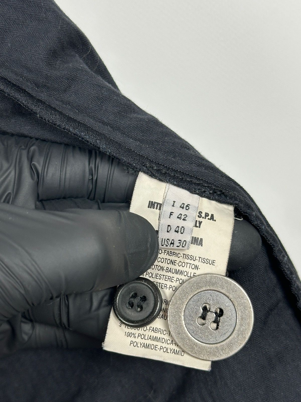 Marithe + Francois Girbaud Marithe Francois Girbaud Jacquard Double Breasted Coat Size L / US 10 / IT 46 - 22 Thumbnail