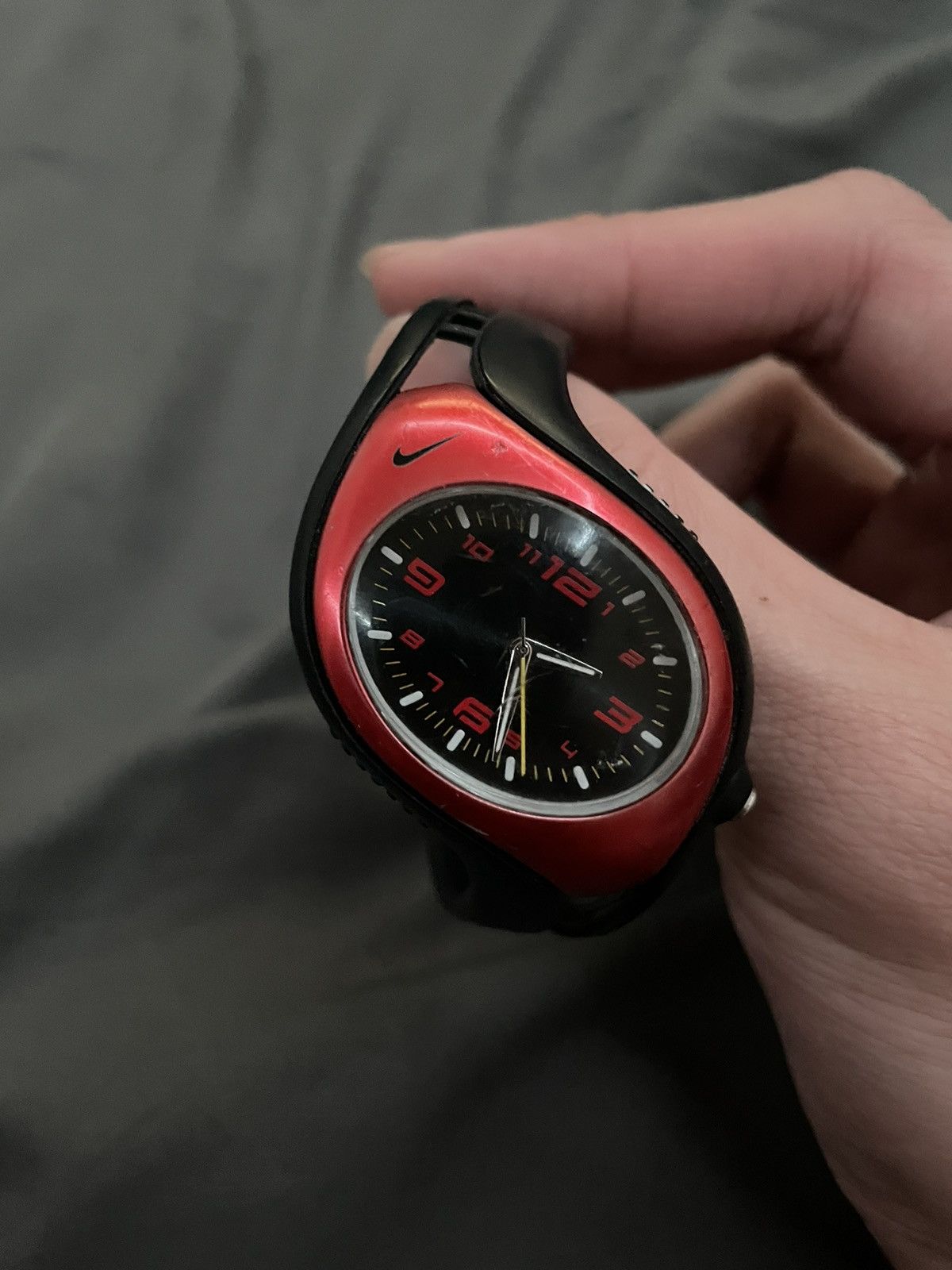 image of Nike Triax Blaze Watch Analog in Red, Men's