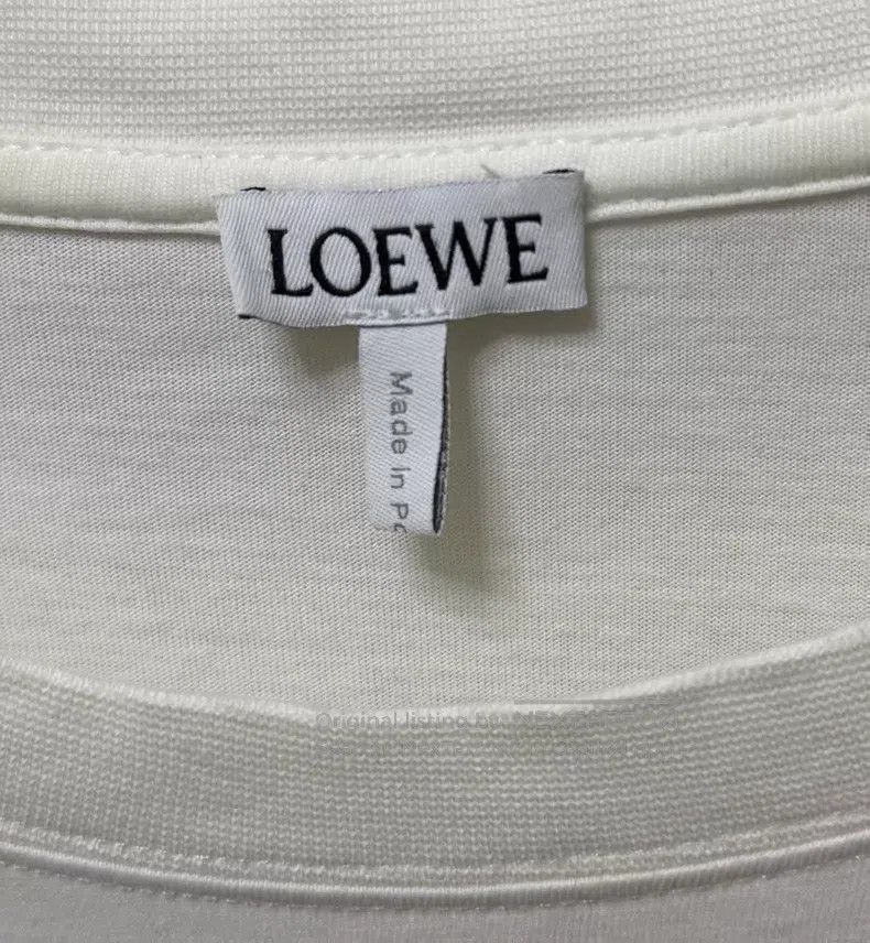 Loewe Loewe Embroidered Logo Short Sleeve T-shirt Size M / US 6-8 / IT 42-44 - 4 Thumbnail