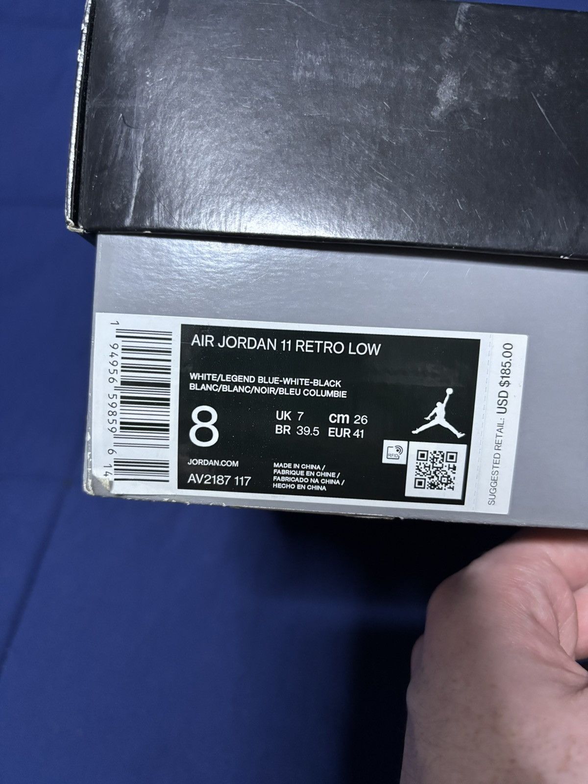 Jordan Brand Jordan 11 Retro Low Legend Blue 2021 Size 8 Size US 8 / EU 41 - 9 Thumbnail
