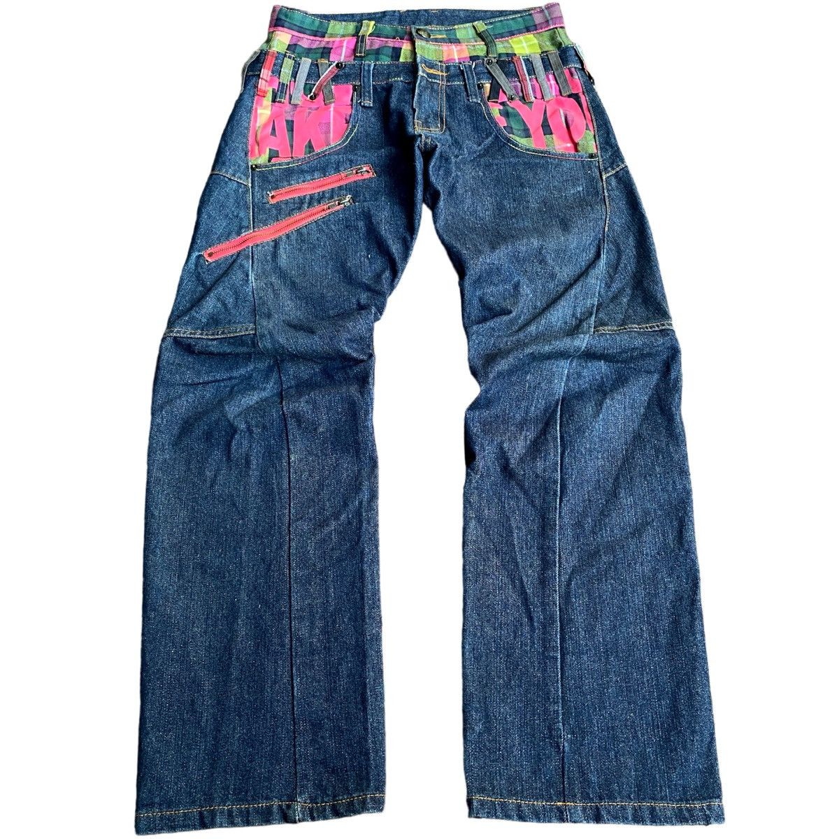 Hysteric Glamour × Japanese Brand × Number (N)ine 2000s Vintage BreathMint Brthbreath Double Waist Denim Jeans Size US 29 - 1 Thumbnail