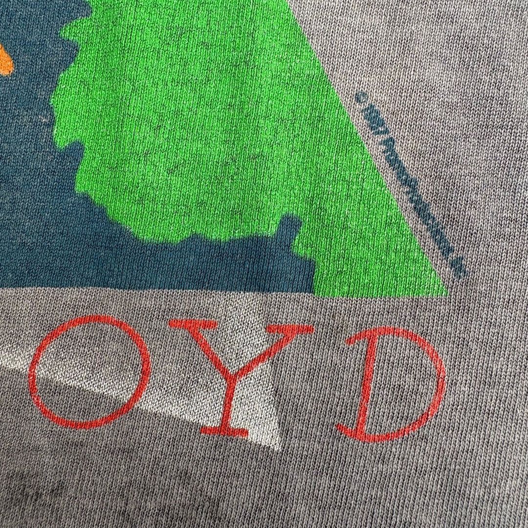 Vintage Pink Floyd 1988 80s Vintage World Tour Band Concert T-Shirt Size US L / EU 52-54 / 3 - 4 Thumbnail