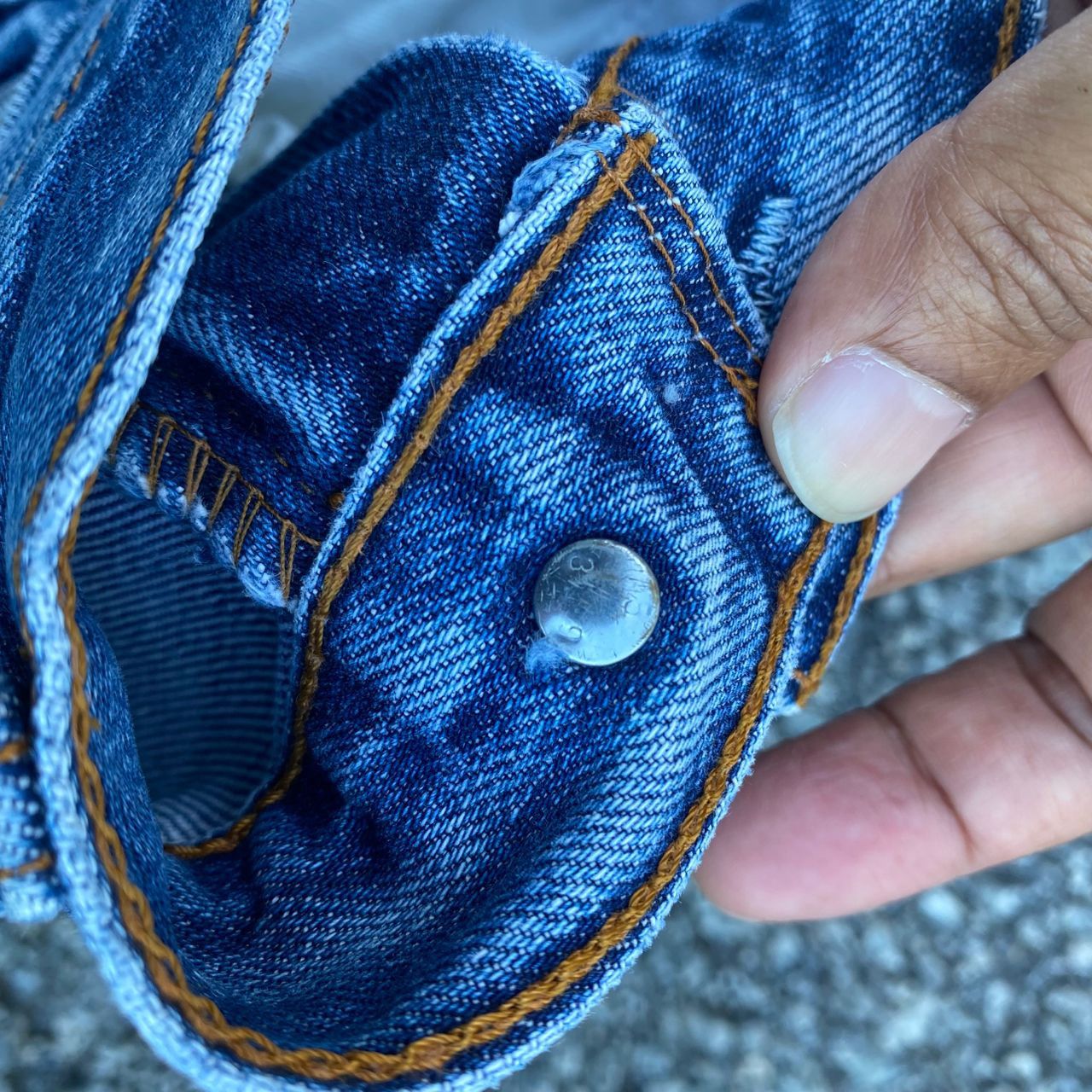 Levi's Vintage Levis 508 Dot Colour Distressed Denim Size US 31 - 11 Thumbnail