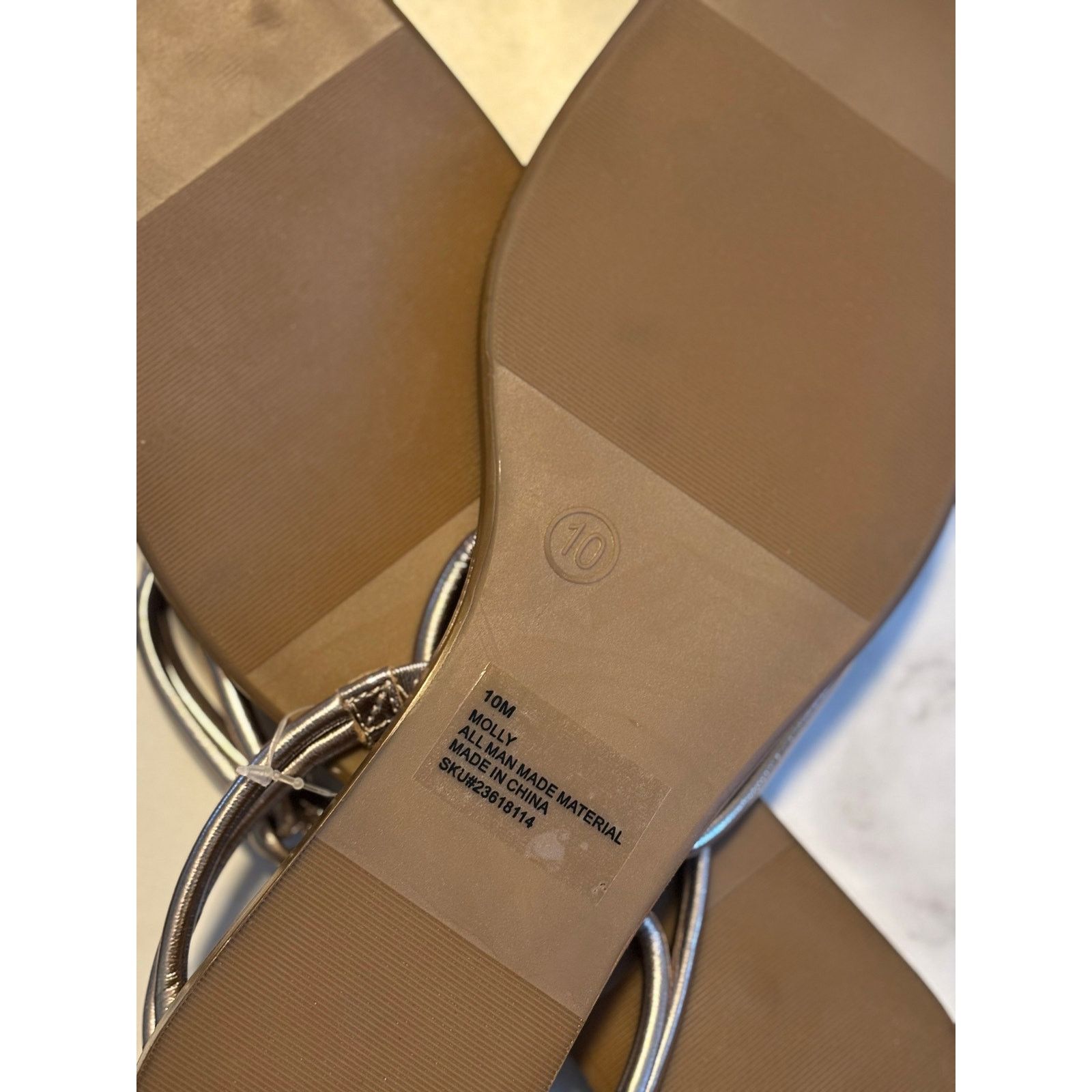 The Unbranded Brand Women’s Size 10 SM New York Sandals Size US 10 / IT 40 - 2 Thumbnail