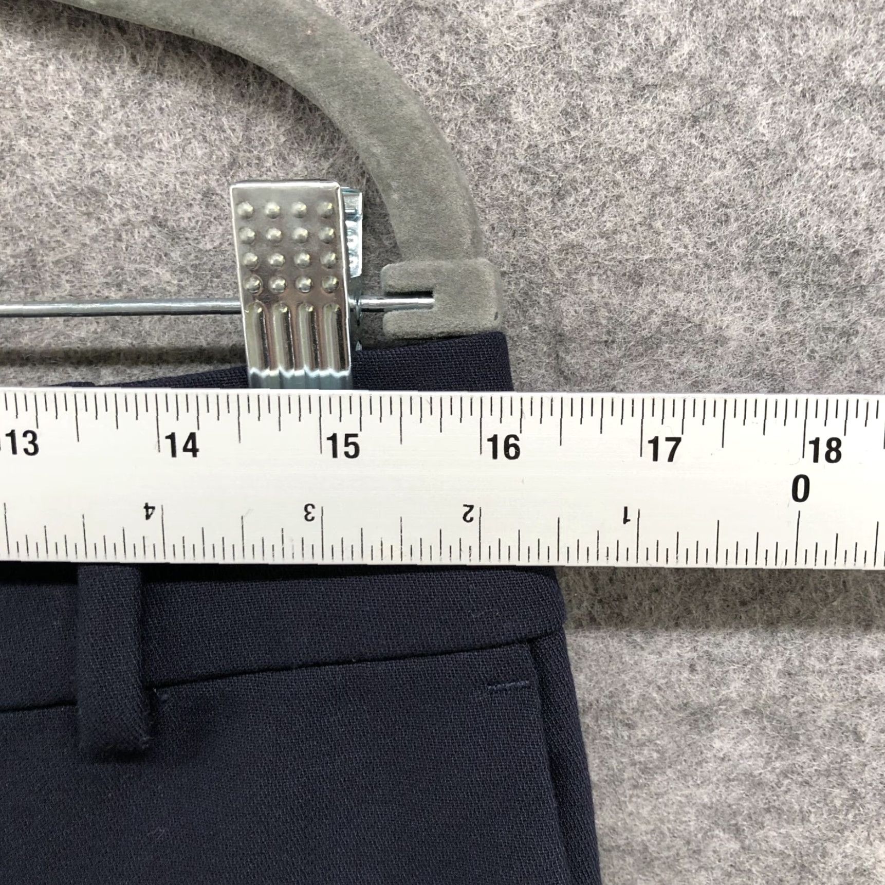 Loft Loft Slim Pencil Pant Womens Size 4 Navy Blue Dress Pant Ankle Mid Rise Size 27" / US 4 / IT 40 - 3 Thumbnail