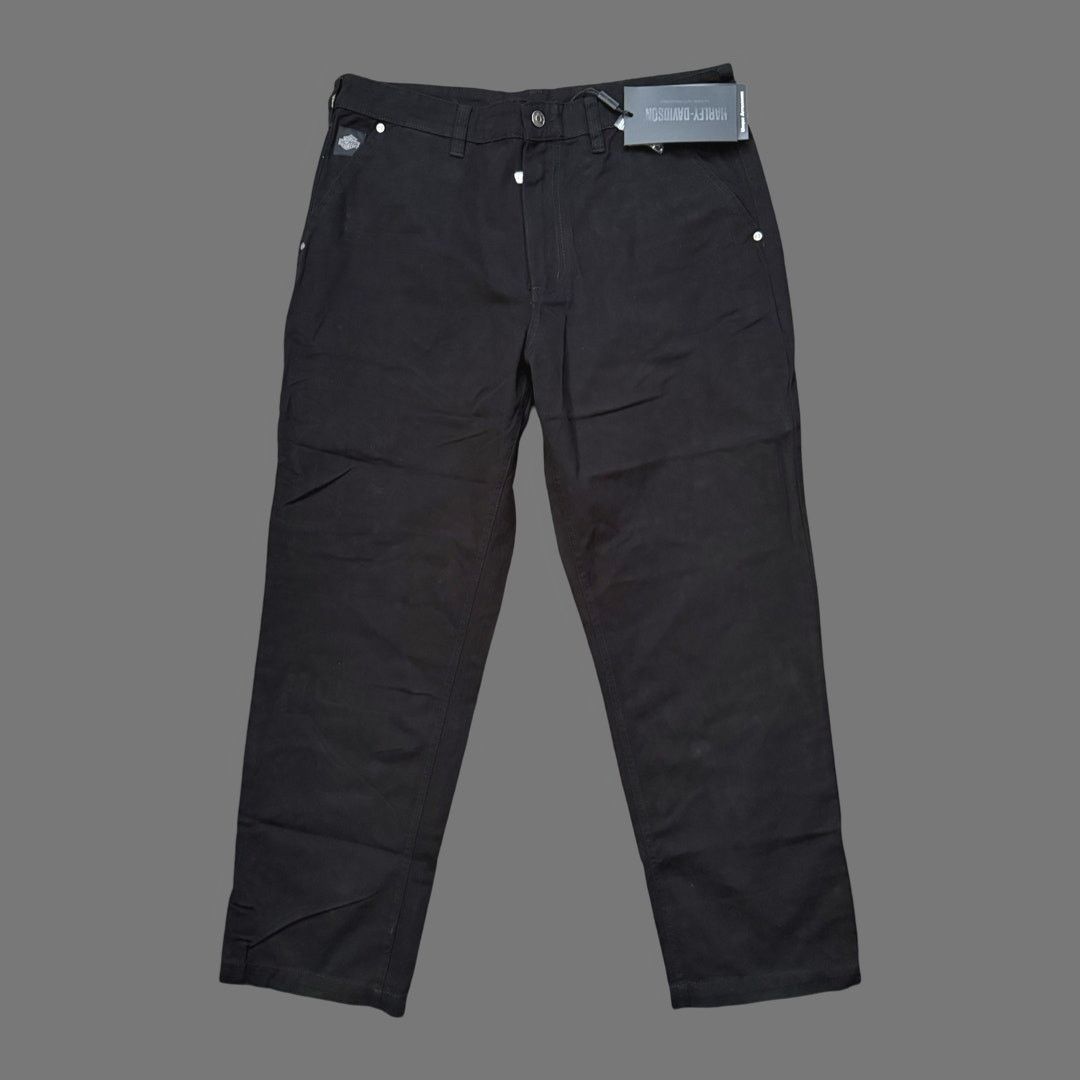 Harley Davidson Harley-Davidson Men's Milwaukee Pant Black Size 36x30 NWT Size US 36 / EU 52 - 4 Thumbnail
