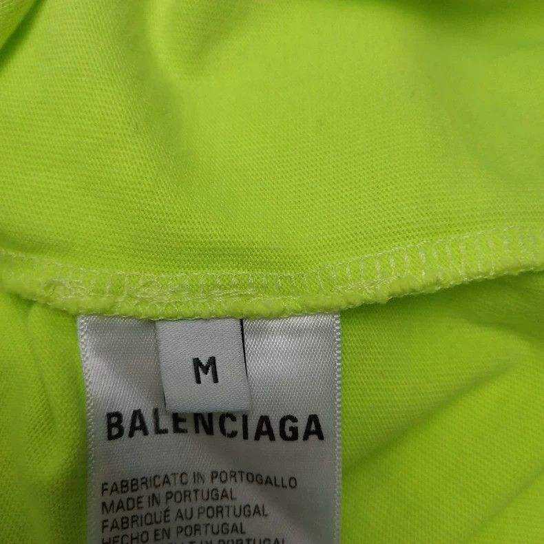 Balenciaga Balenciaga Cotton Letter Logo Crewneck T-Shirt M Size Size US M / EU 48-50 / 2 - 6 Thumbnail