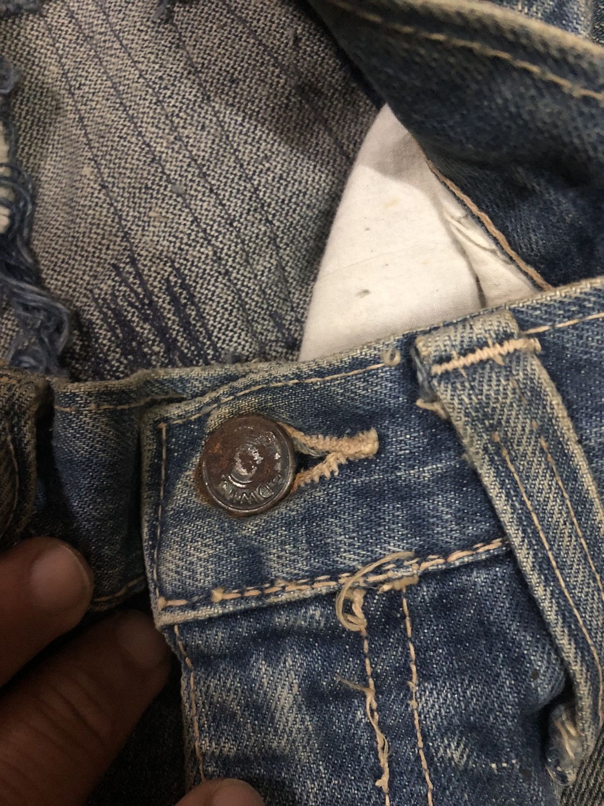 Edwin × Vintage Vintage 50’s Edwin Flare Seldvedge Denim pants Size US 28 / EU 44 - 5 Thumbnail