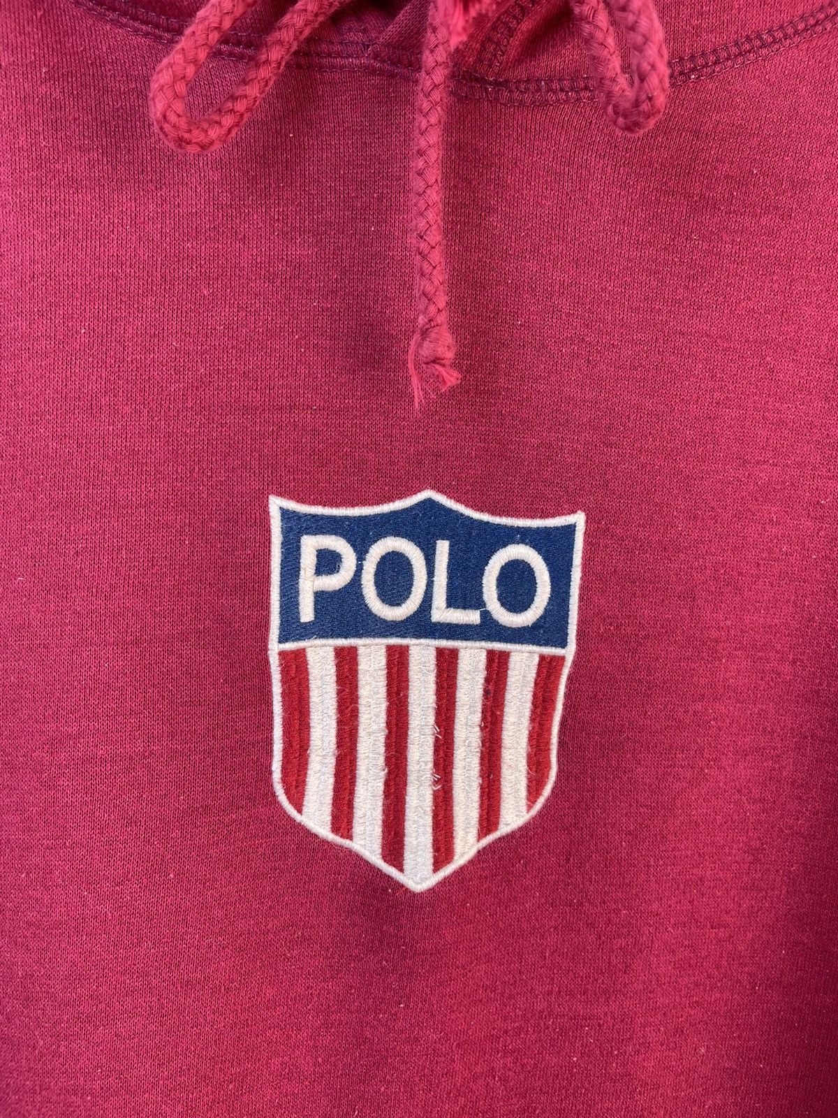 Chaps Ralph Lauren × Polo Ralph Lauren × RRL Ralph Lauren Vtg Polo K Swiss Center Logo Hoodie Size US L / EU 52-54 / 3 - 8 Thumbnail