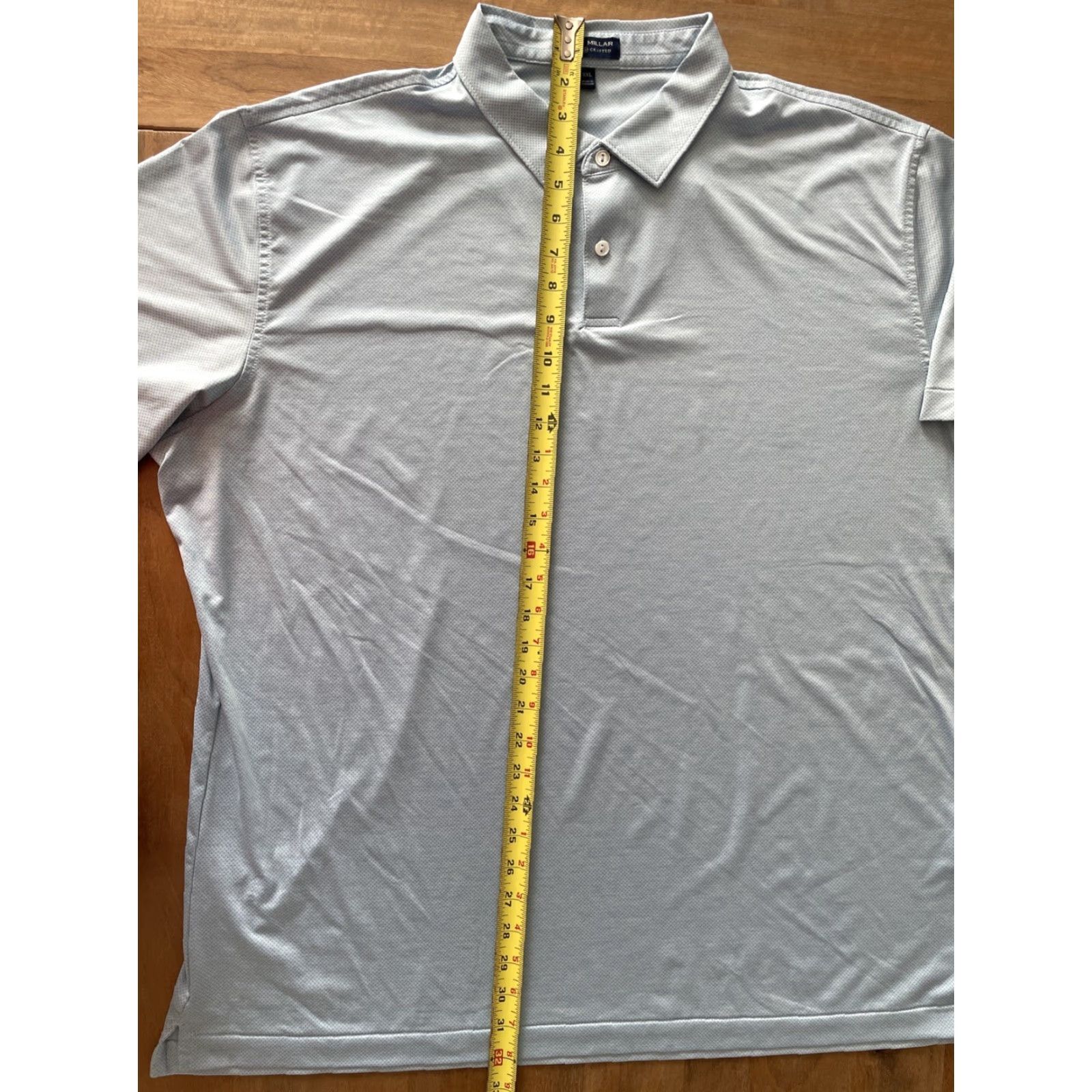 Peter Millar Peter Millar Crown Crafted Performance Polo Shirt Men 2XL Light Blue Argyle Logo Polo Shirt Size US XXL / EU 58 / 5 - 7 Thumbnail