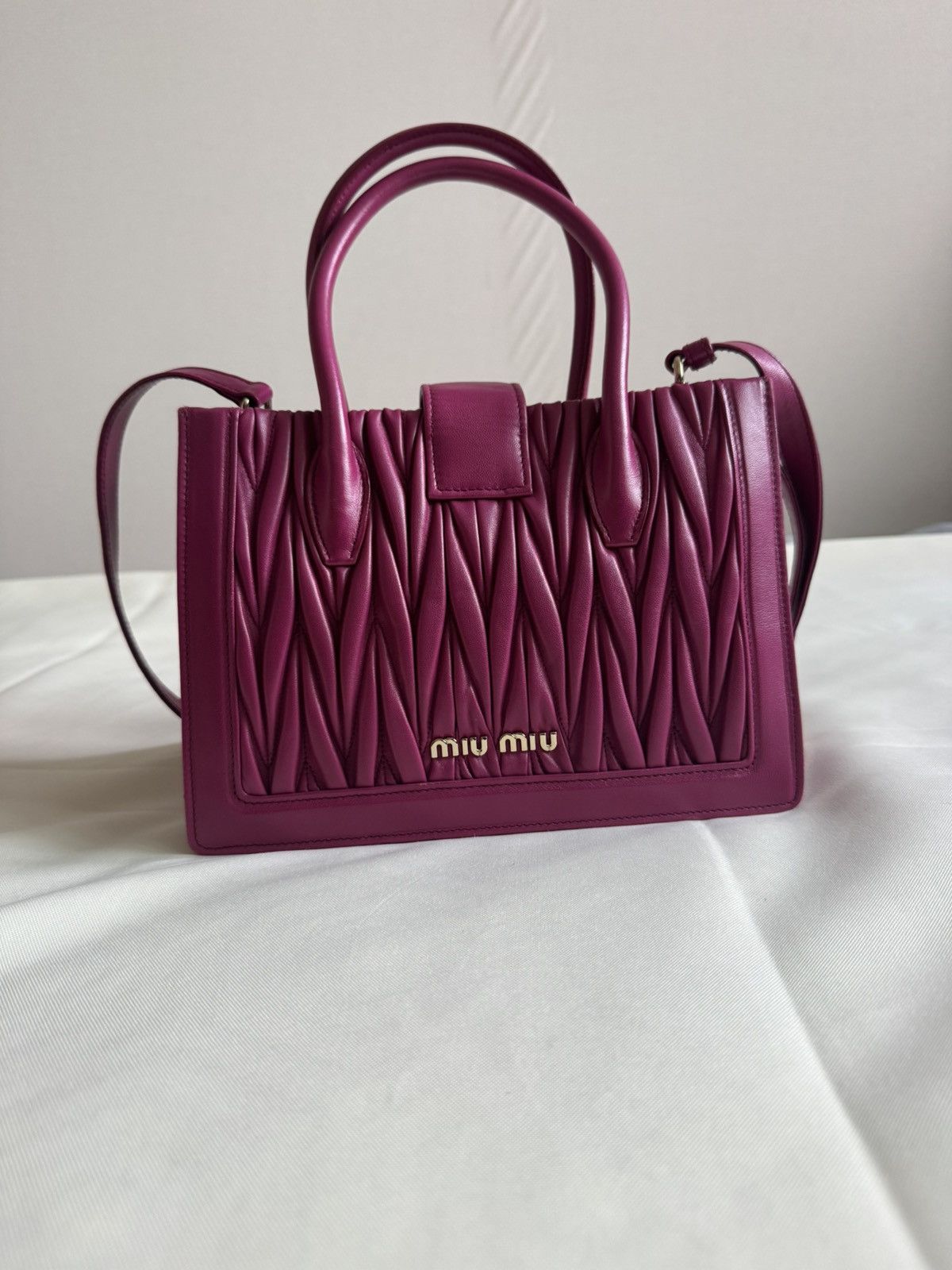 Miu Miu Miu Miu matelasse nappa leather shoulder bag Size ONE SIZE - 2 Thumbnail