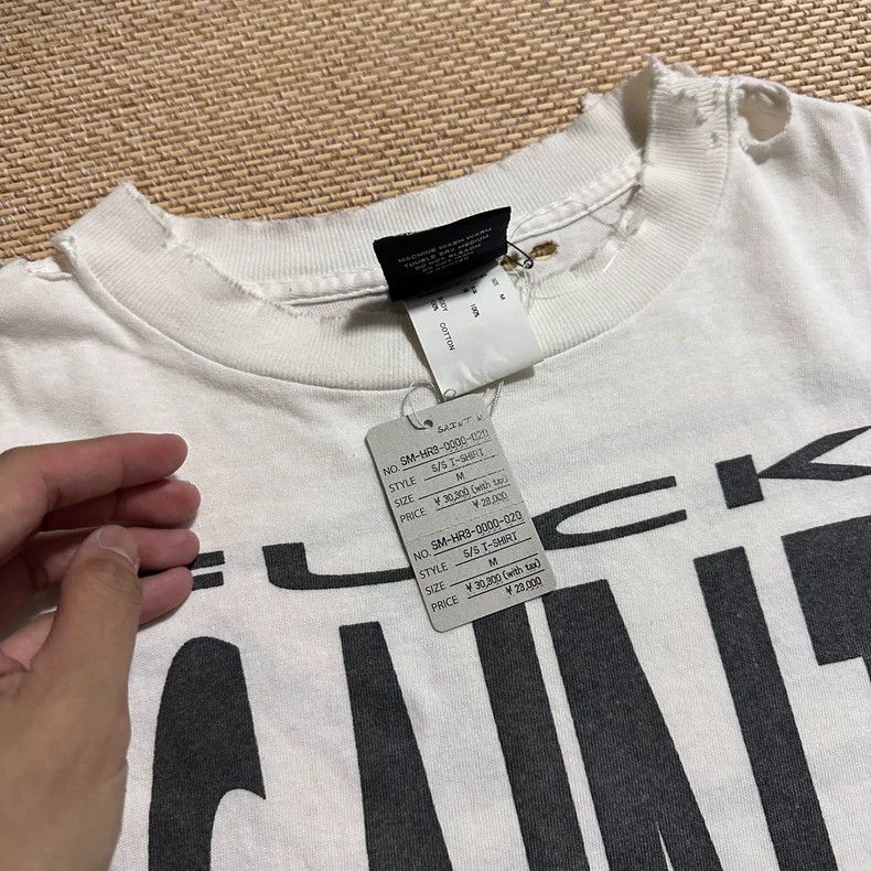 Saint Michael Saint Michael The slogan "Destruction" is washed to make o Size US M / EU 48-50 / 2 - 4 Thumbnail
