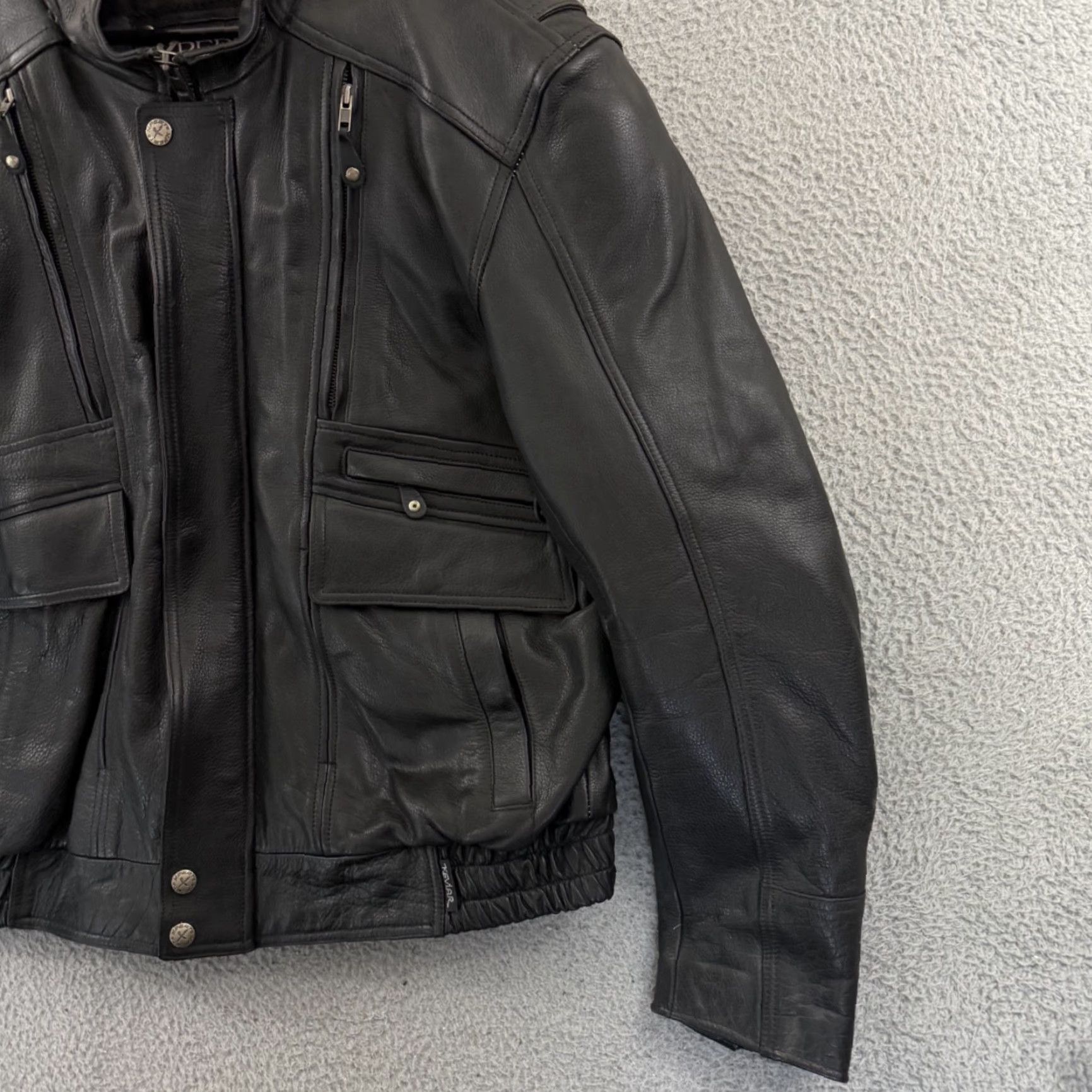 Vintage VINTAGE Xpert Performance Gear Jacket Mens 2XL Black Leather Motorcycle Biker Size US XXL / EU 58 / 5 - 5 Thumbnail