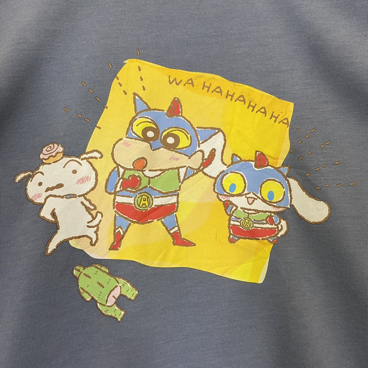 Cartoon Network × Japanese Brand Crayon Shincan Character Big Logo Crewneck Sweatshirt Size US L / EU 52-54 / 3 - 5 Thumbnail