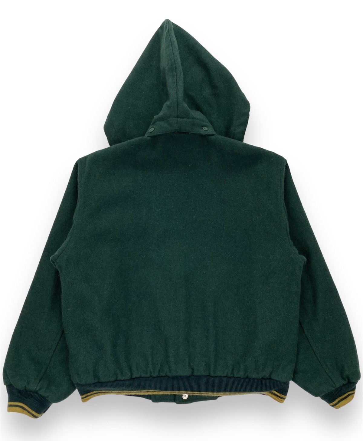Vintage Vintage Second Club Hooded Varsity Jacket Size US S / EU 44-46 / 1 - 2 Thumbnail