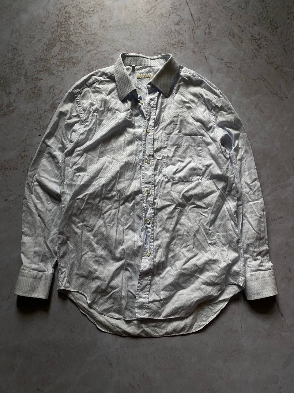 Ermenegildo Zegna × Vintage Vintage Ermenegildo Zegna Shirt Size US M / EU 48-50 / 2 - 3 Thumbnail