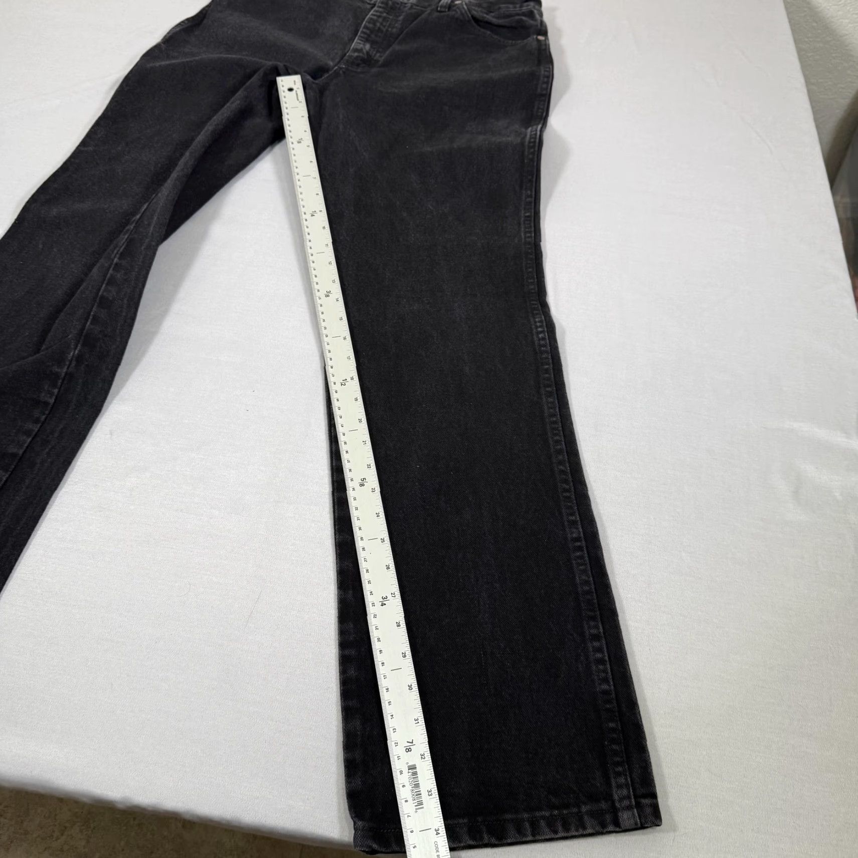 Wrangler Wrangler Jeans Mens 36x34 Black 936 Slim Fit Denim Pants Western Cowboy Cut Work Size US 36 / EU 52 - 3 Thumbnail