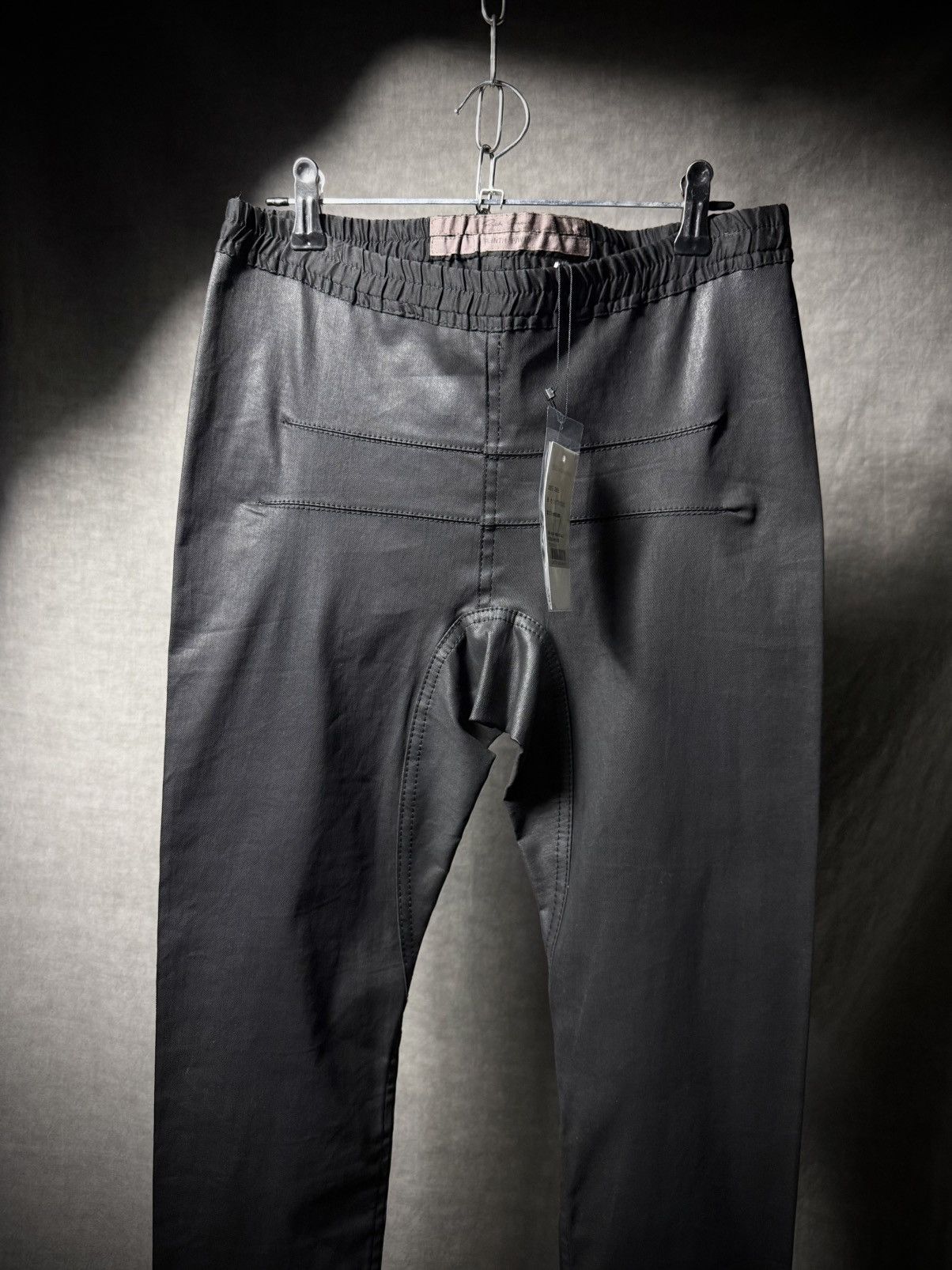 Rick Owens Rick Owens 13FW 'Plinth' Coated Legging Pants Size 27" / US 4 / IT 40 - 4 Thumbnail