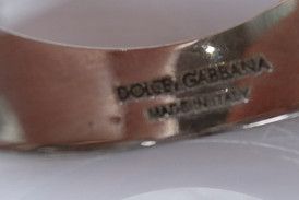 Dolce & Gabbana Dolce & Gabbana, silver KING ring with strass Size ONE SIZE - 6 Thumbnail