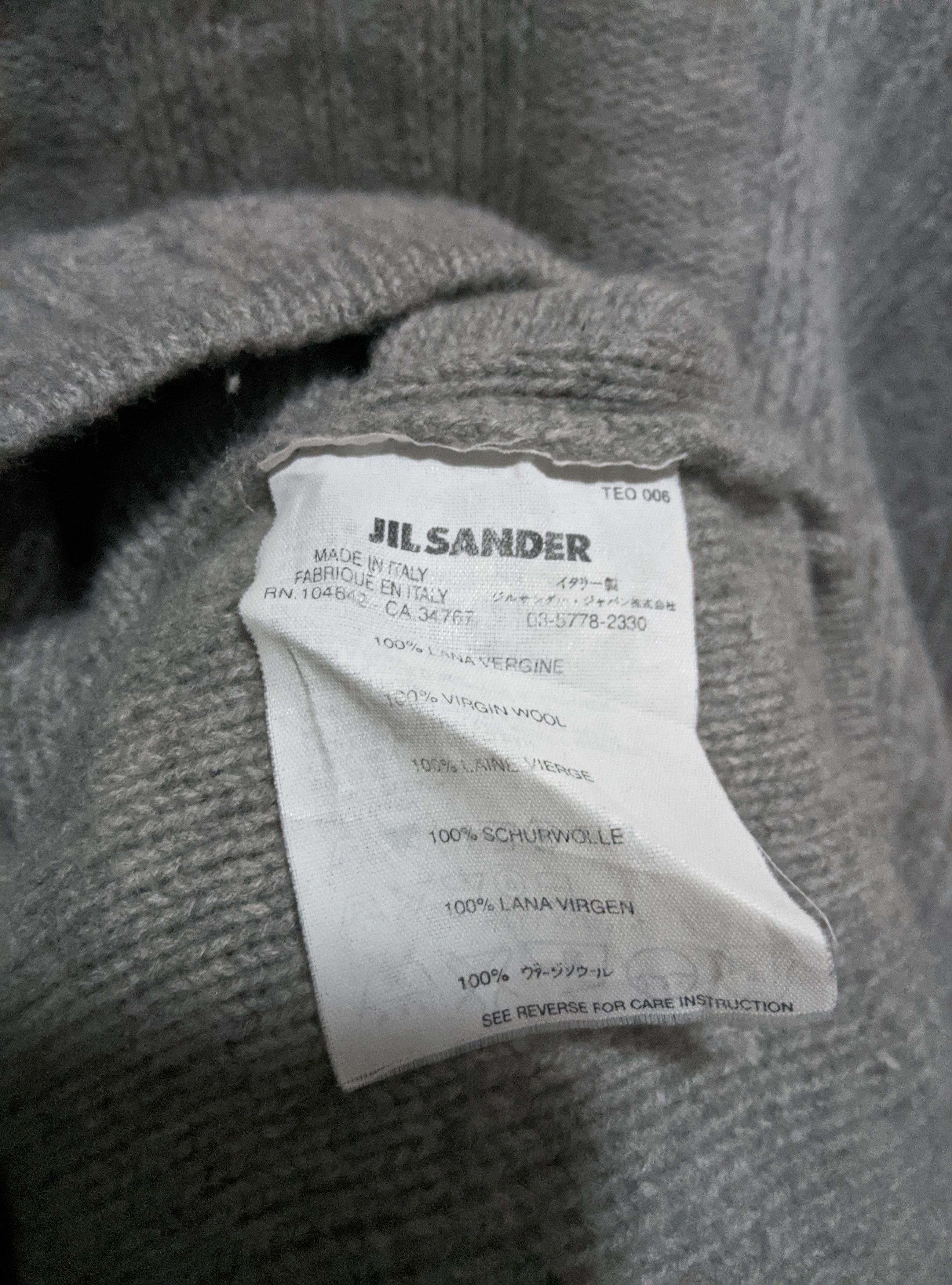 Jil Sander Vintage 2006 jil Sander raf simons sweater wool heavyweight Size US L / EU 52-54 / 3 - 10 Thumbnail