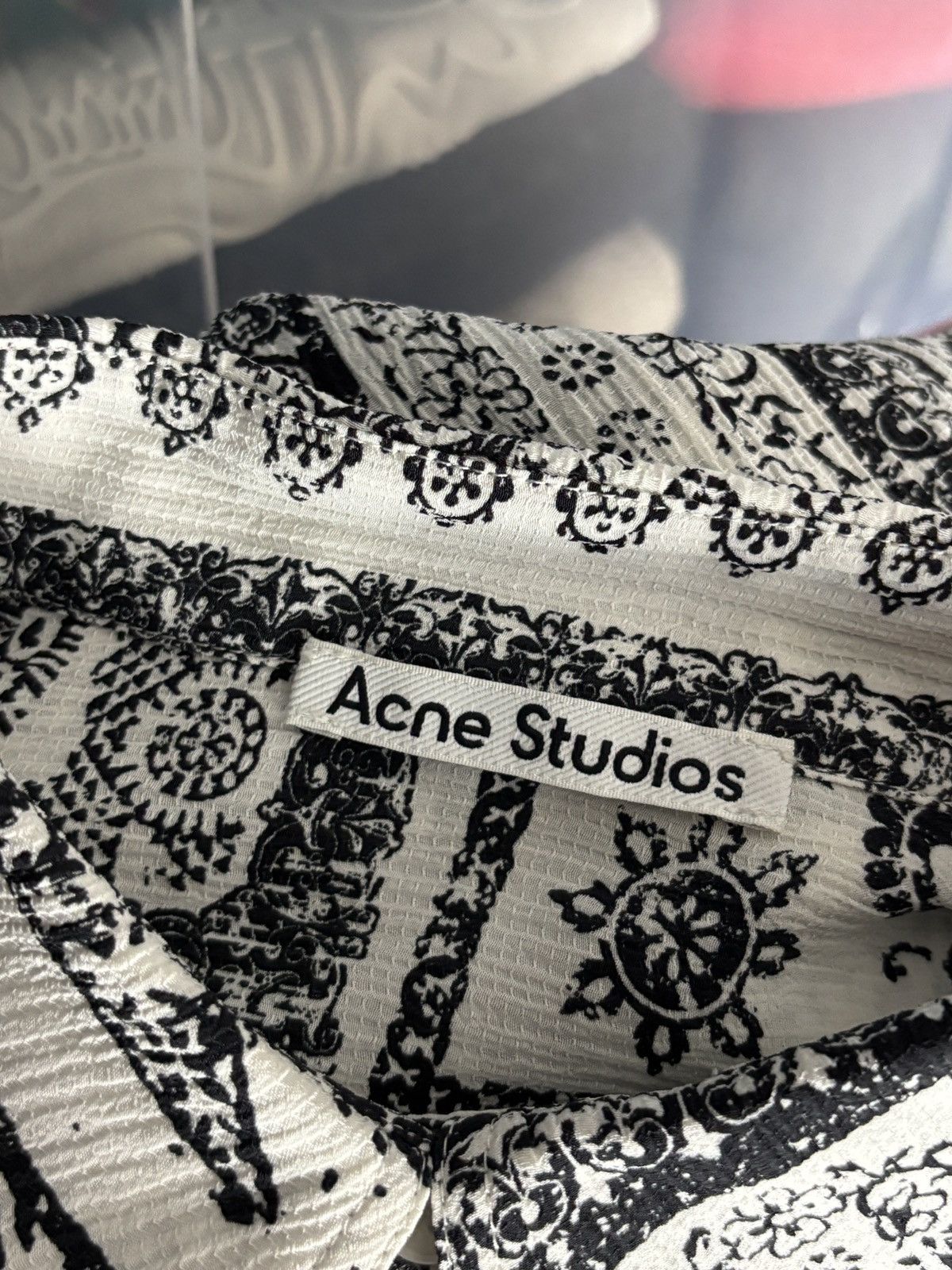 Acne Studios Acne Studios Paisley Patchwork Bandana Silk Rare Shirt Size S / US 4 / IT 40 - 7 Thumbnail