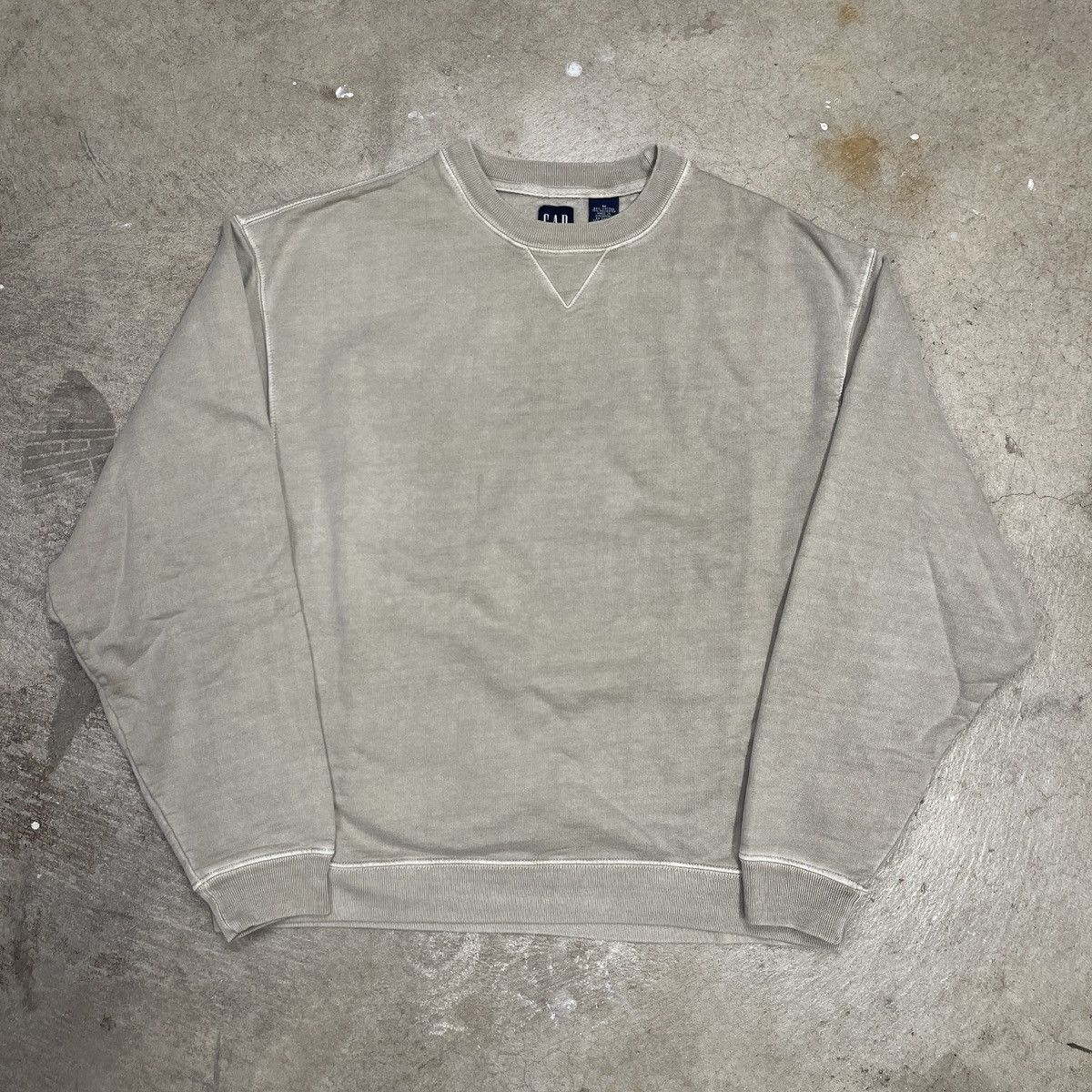 Gap × Vintage Vintage Gap Sweatshirt Beige Blank Medium Size US M / EU 48-50 / 2 - 1 Thumbnail