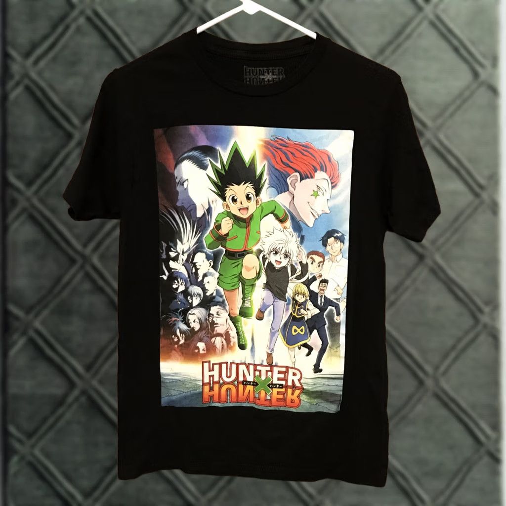 Hunter VINTAGE? No — Hunter X Hunter T-Shirt Men Size S Black Cotton Crew Neck Graphic Print Anime Cartoon Hero 100% Cotton Short Sleeve Japan 1511 Size US S / EU 44-46 / 1 - 1 Thumbnail