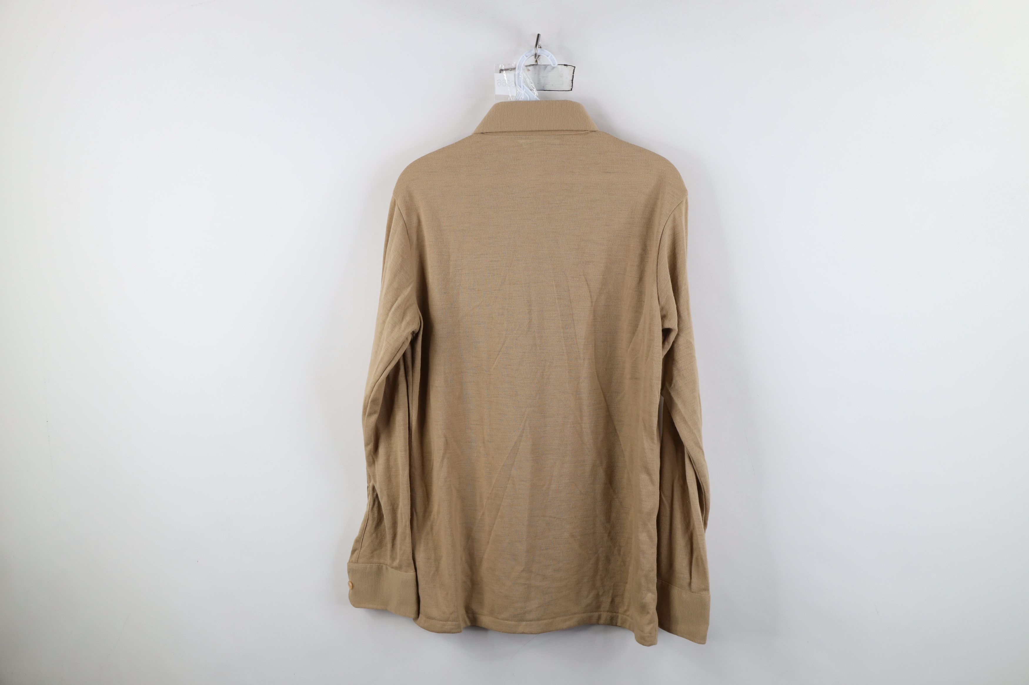 Vintage Vintage 70s Streetwear Collared Long Sleeve Polo Shirt USA Size US M / EU 48-50 / 2 - 10 Thumbnail