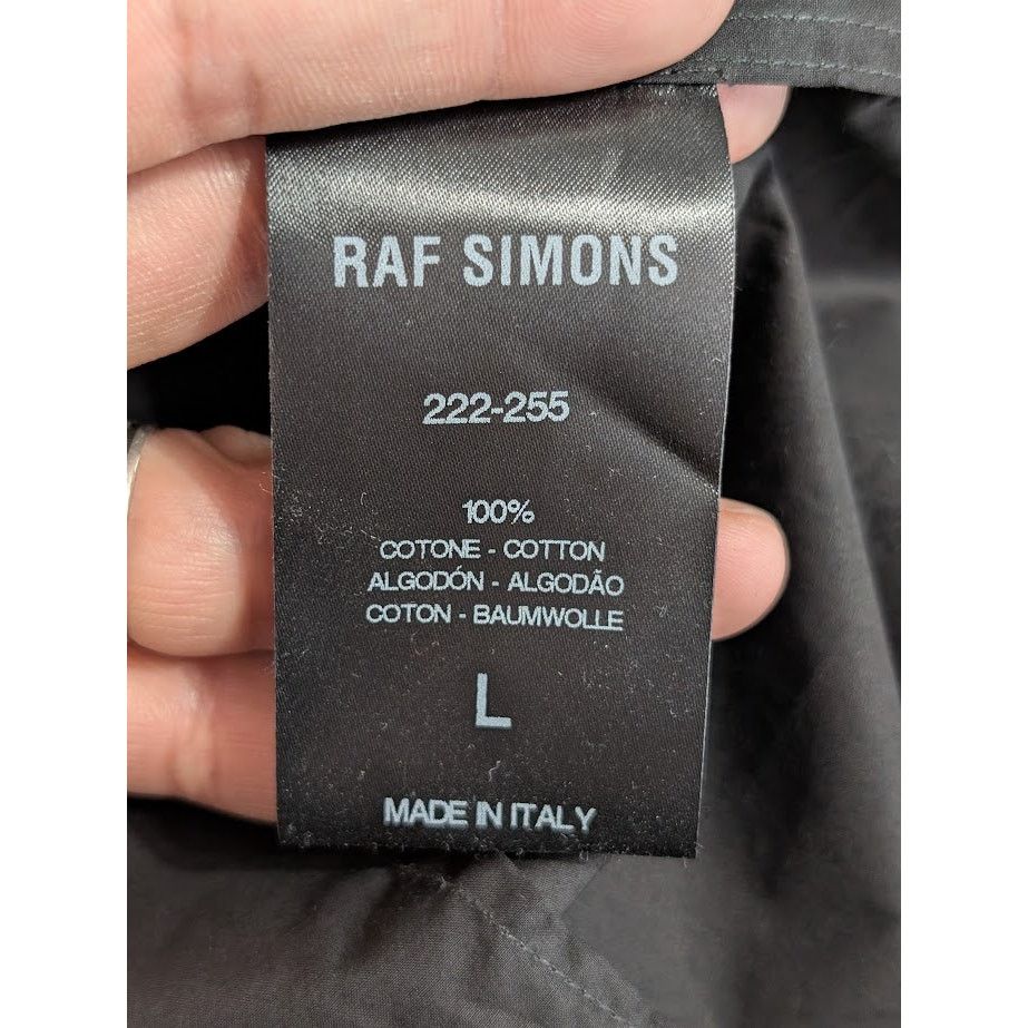 Raf Simons o1rshd1 Bicolor Americano Shirt Print On Shoulder Black/Pink Size US L / EU 52-54 / 3 - 19 Thumbnail