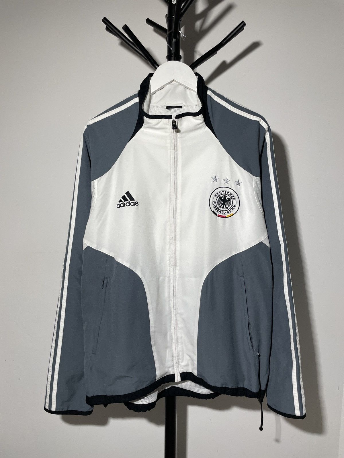 Adidas × Vintage Vintage Adidas German National Team Soccer Jacket Size US XL / EU 56 / 4 - 1 Thumbnail