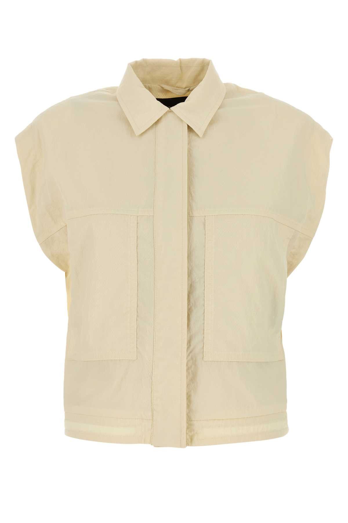 Herno Cream Nylon Vest Size XS / US 0-2 / IT 36-38 - 1 Thumbnail