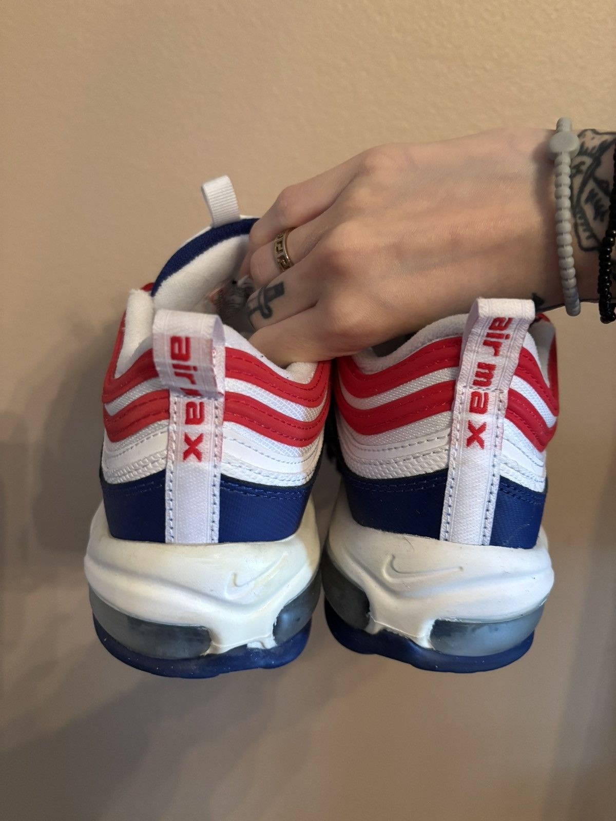 Nike Nike Air Max 97 GS 'USA' Size US 7 / EU 40 - 4 Thumbnail
