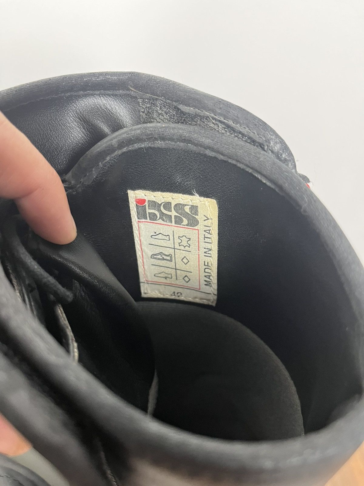 Other IXS Black Leather Motorcycle Riding Boots EU 42 Italy Size US 9 / EU 42 - 11 Thumbnail