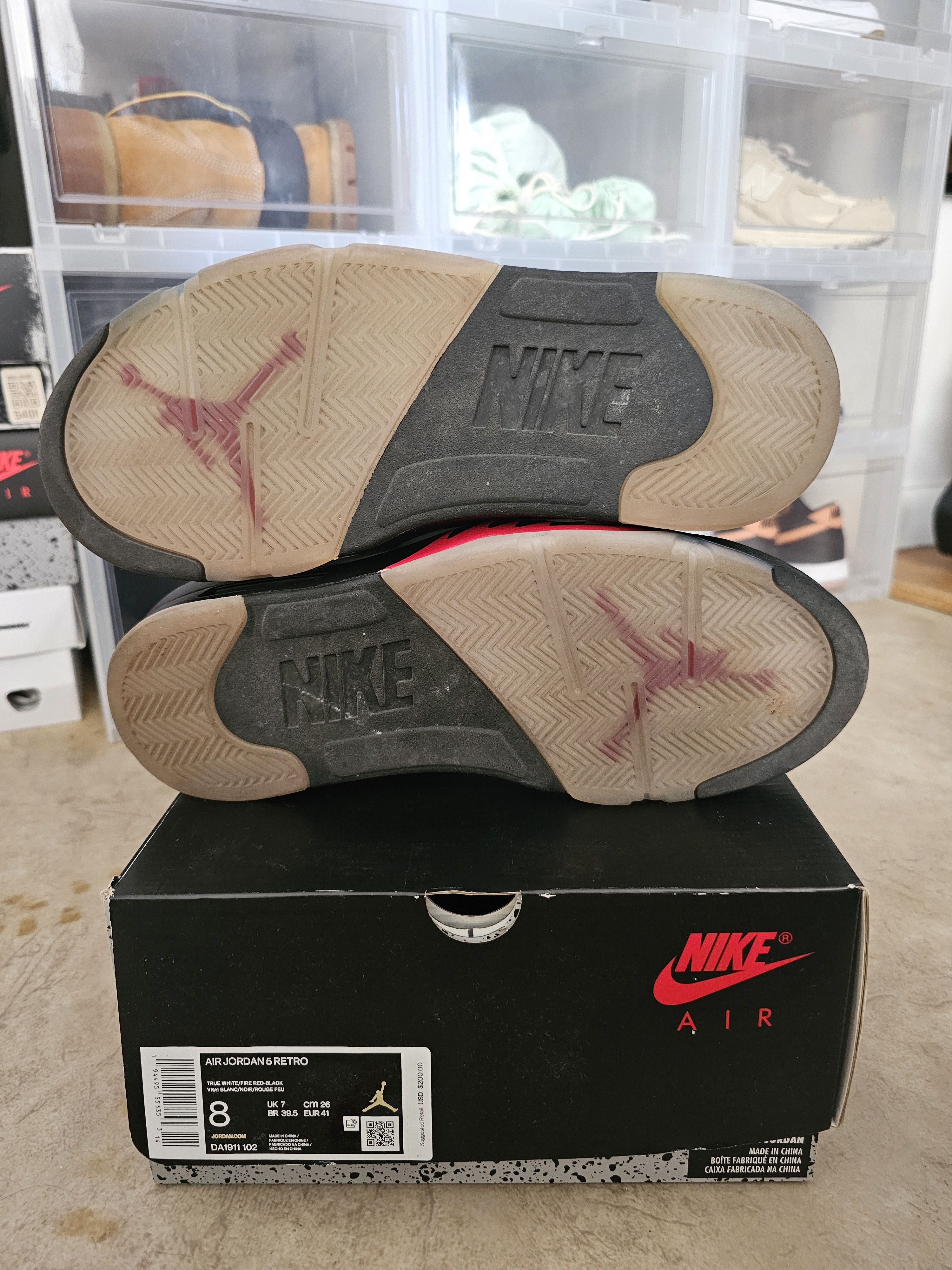 Jordan Brand Jordan 5 Fire red 2020 Size US 8 / EU 41 - 5 Thumbnail