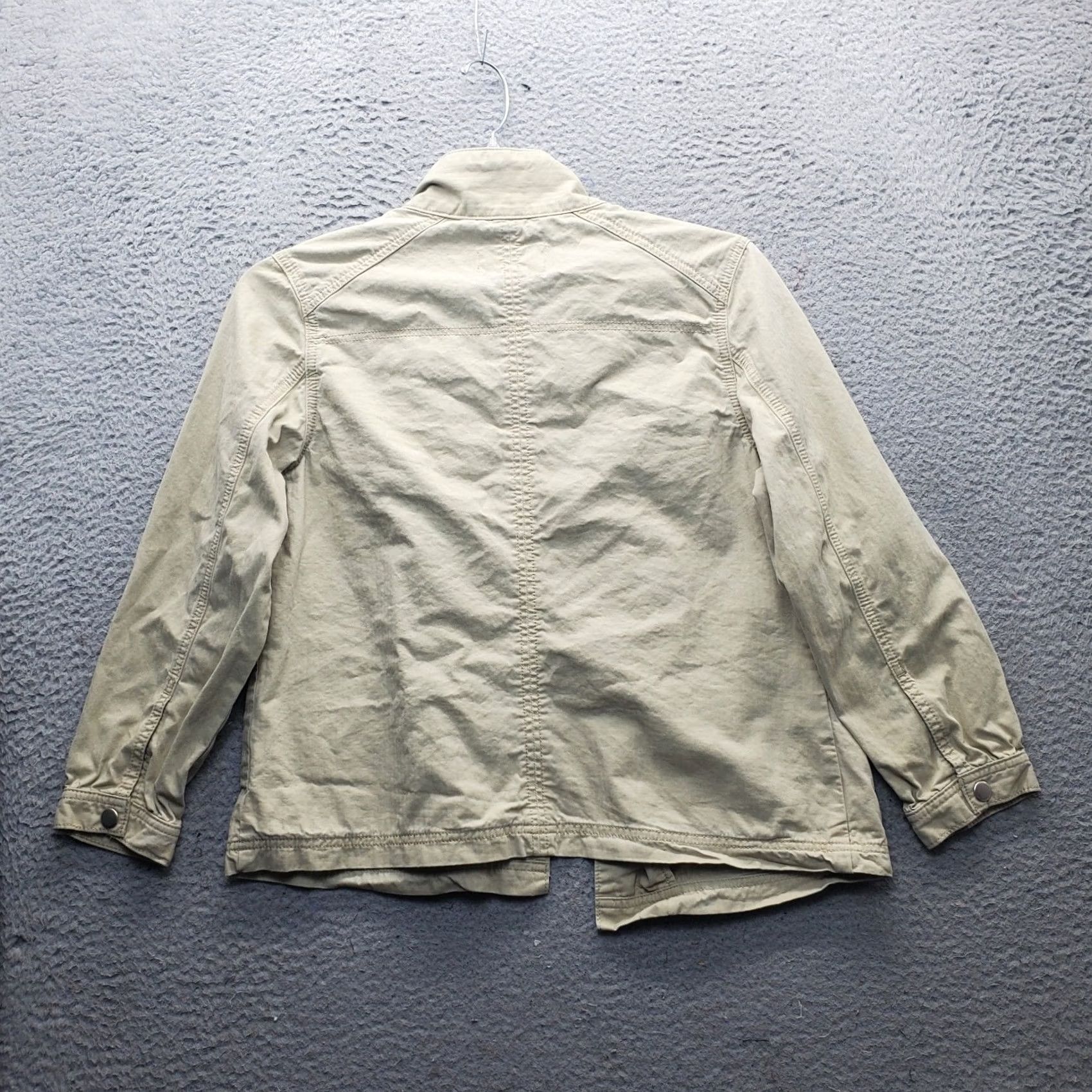 Levi's VINTAGE Levi's Jacket Womens Large Brown Collared Snap Front Windbreaker Utility Size L / US 10 / IT 46 - 2 Thumbnail