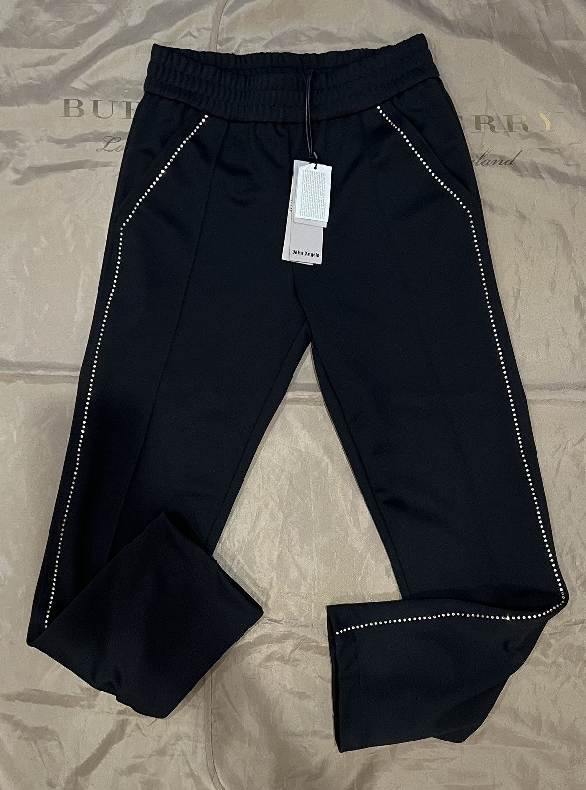 Palm Angels Palm Angeles MONOGRAM STUD TRACK PANTS size M Size US 34 / EU 50 - 1 Thumbnail