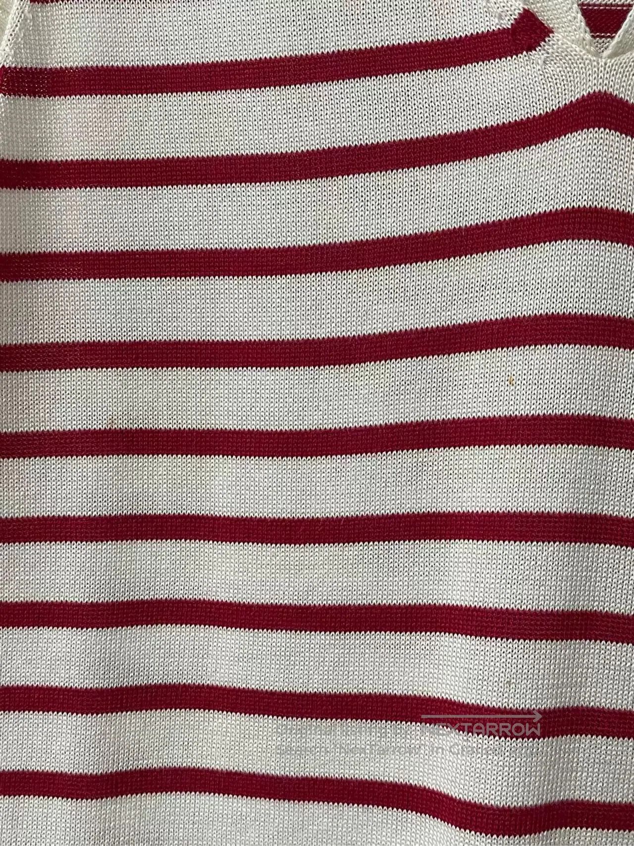Dior striped navy sleeveless knit top by Dior. Size US XS / EU 42 / 0 - 6 Thumbnail