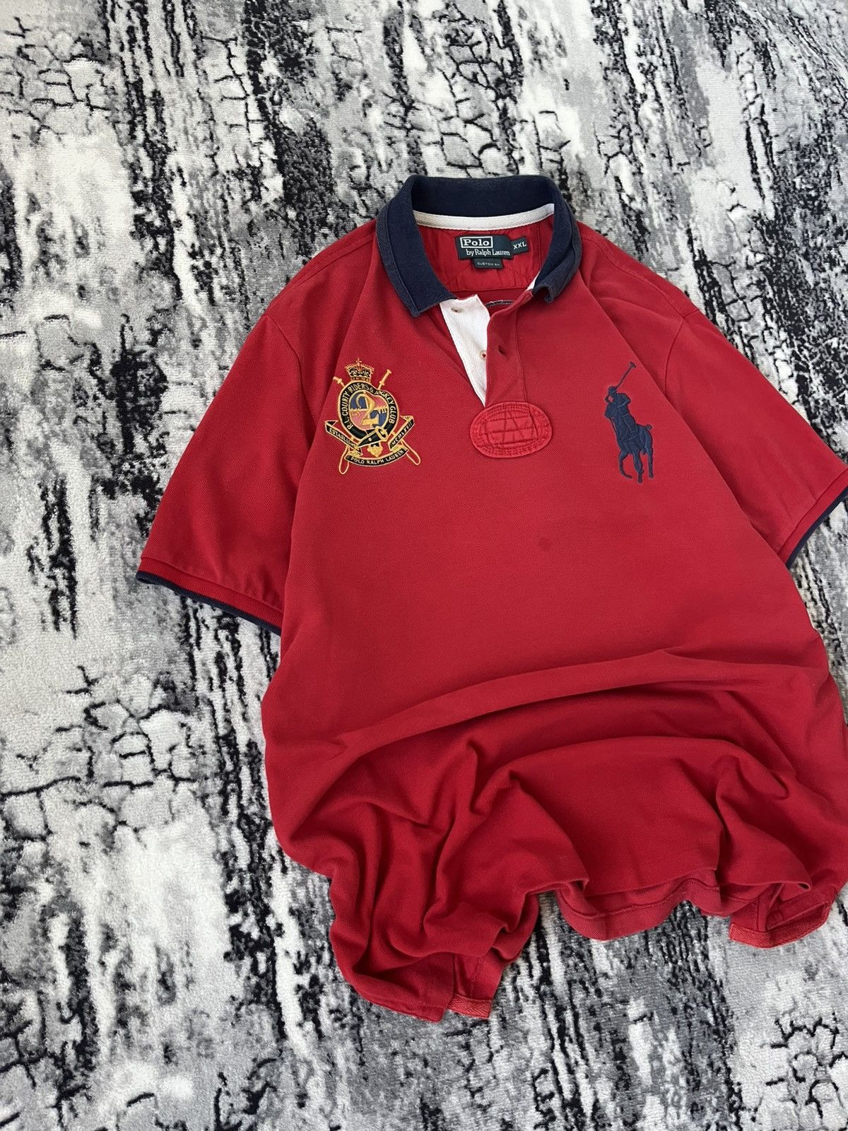 Polo Ralph Lauren Vintage Polo Ralph Lauren Rugby Shirt Size US XL / EU 56 / 4 - 3 Thumbnail