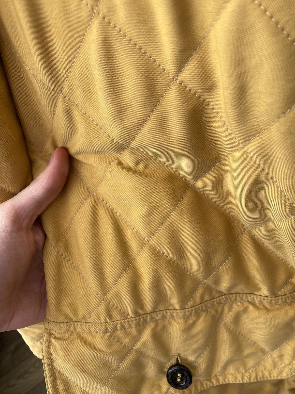 Burberry Vintage Burberry Nova Check Quilted Yellow Jacket Size US L / EU 52-54 / 3 - 7 Thumbnail
