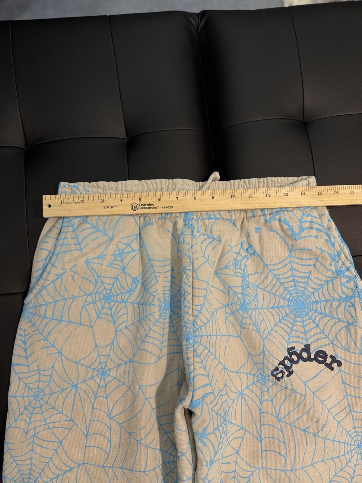 Sp5der Size L - Sp5der Worldwide Blue Sweatpants Young Thug Spider Size US 34 / EU 50 - 9 Thumbnail