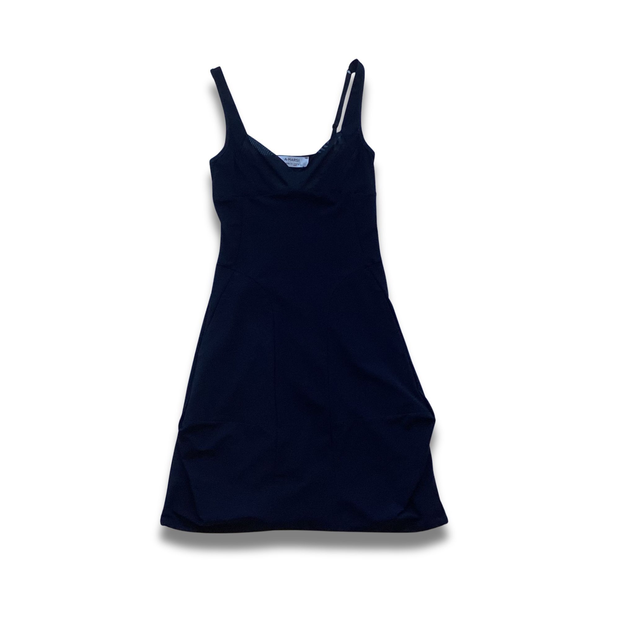 Other A.MARSI Black Cami Strap Dress Elegant Midi Fit Versatile De Size M / US 6-8 / IT 42-44 - 2 Thumbnail
