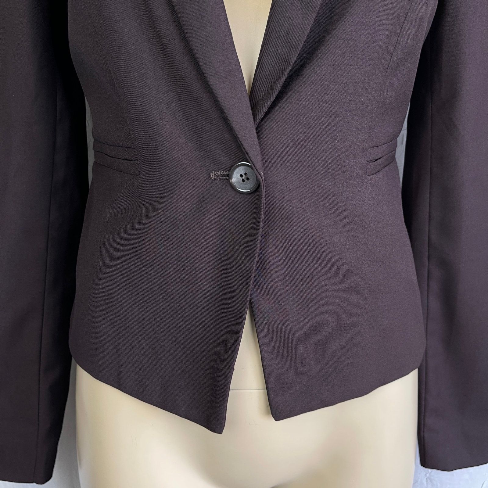 Forever 21 Forever 21 Contemporary Brown Blazer Suit Jacket Pockets XS Size XS / US 0-2 / IT 36-38 - 3 Thumbnail