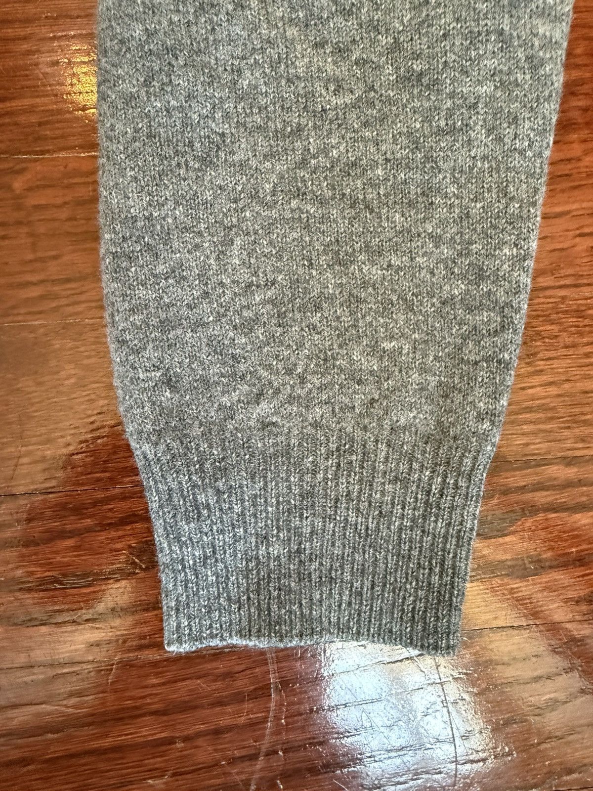 Alan Paine Alan Paine Men's Gray 100% Lambs Wool Sweater Size US L / EU 52-54 / 3 - 3 Thumbnail