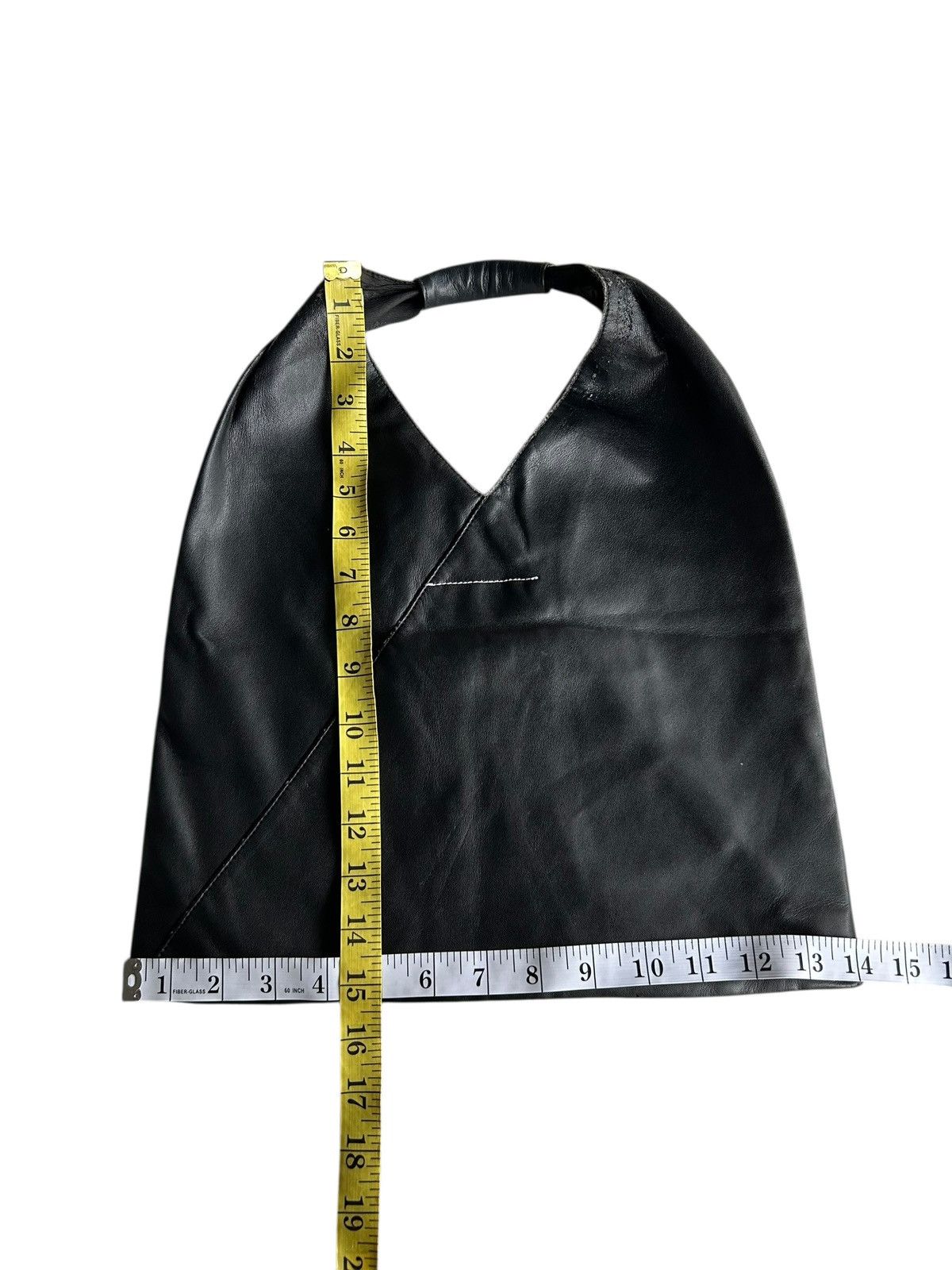 Maison Margiela MM6 - Maison Margiela Leather Distressed Tote Bag Size ONE SIZE - 25 Thumbnail