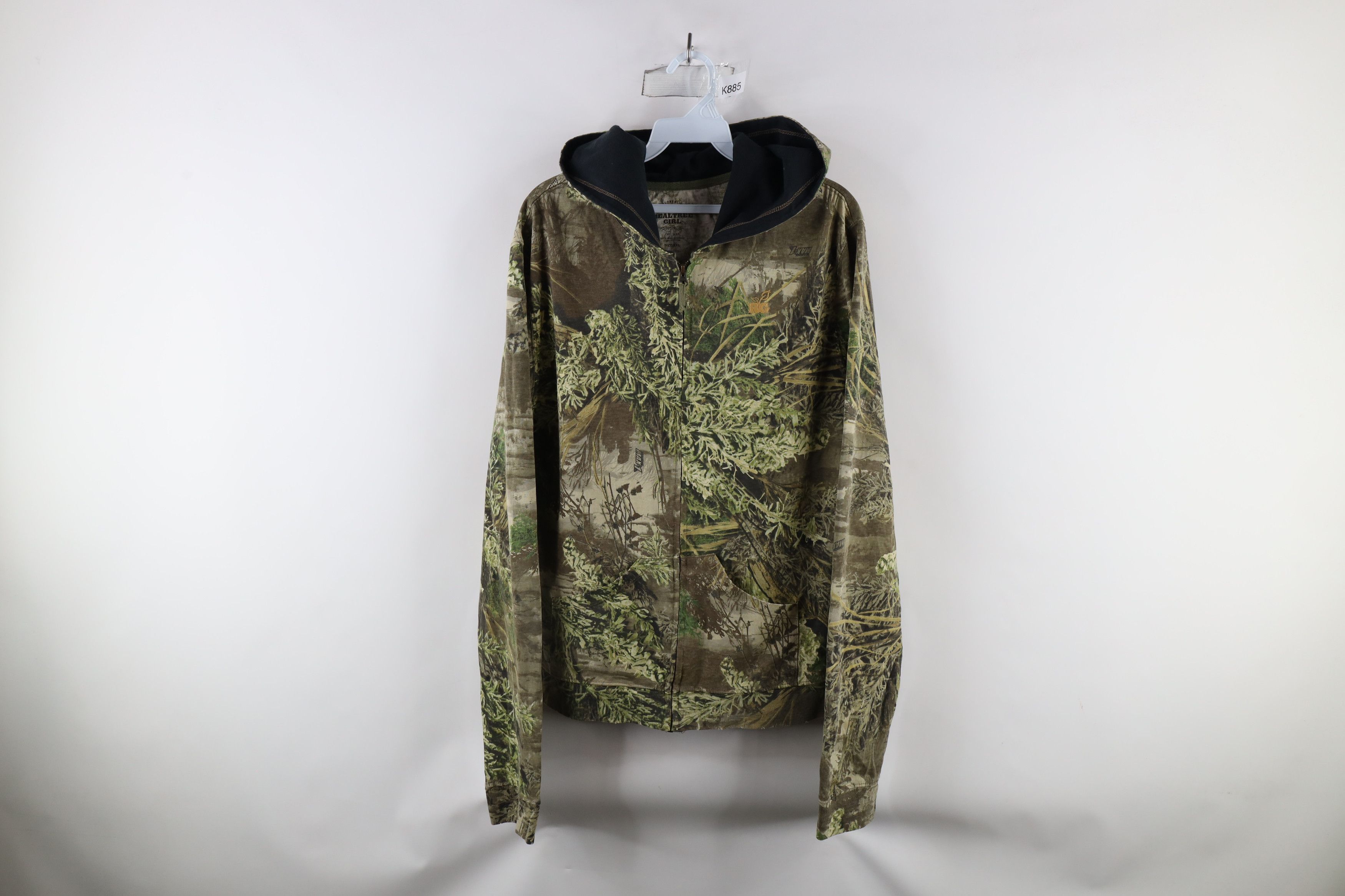 Vintage Vintage Y2K Streetwear Advantage Camouflage Full Zip Hoodie Size XXL / US 16-18 / IT 52-54 - 1 Thumbnail