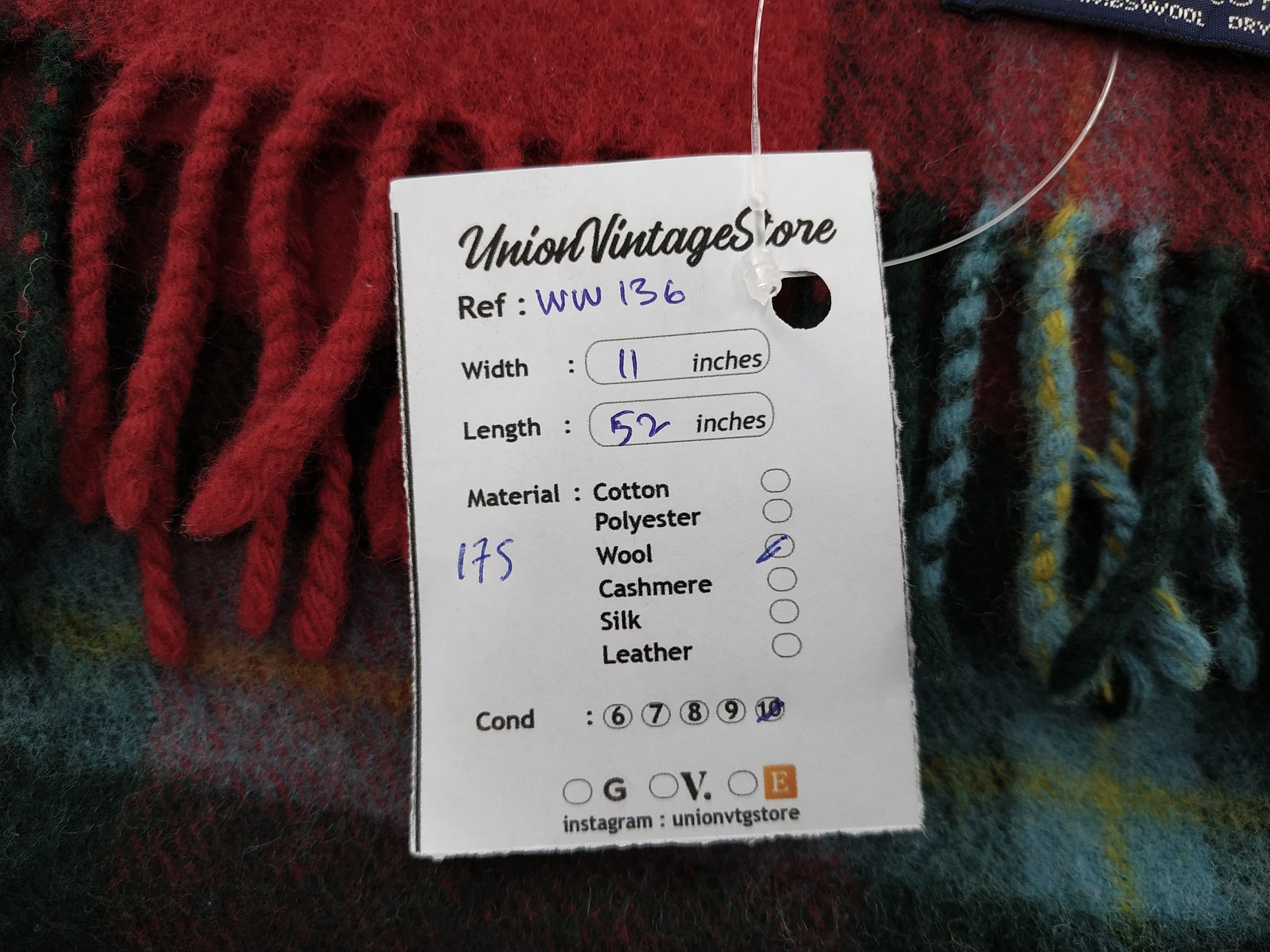 Burberry × Vintage Burberry Scarf / Muffler / Neckwear - WW136 Size ONE SIZE - 7 Thumbnail