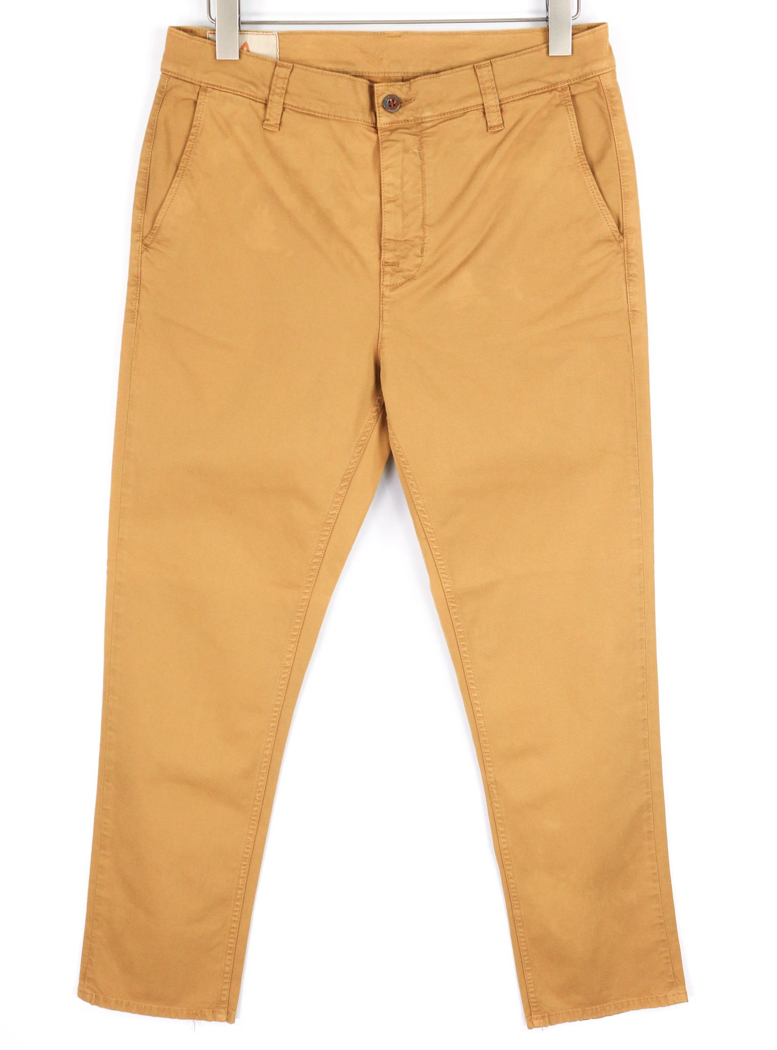 EASY ALVIN W32/L30 Camel Chino Slim Zip 82572