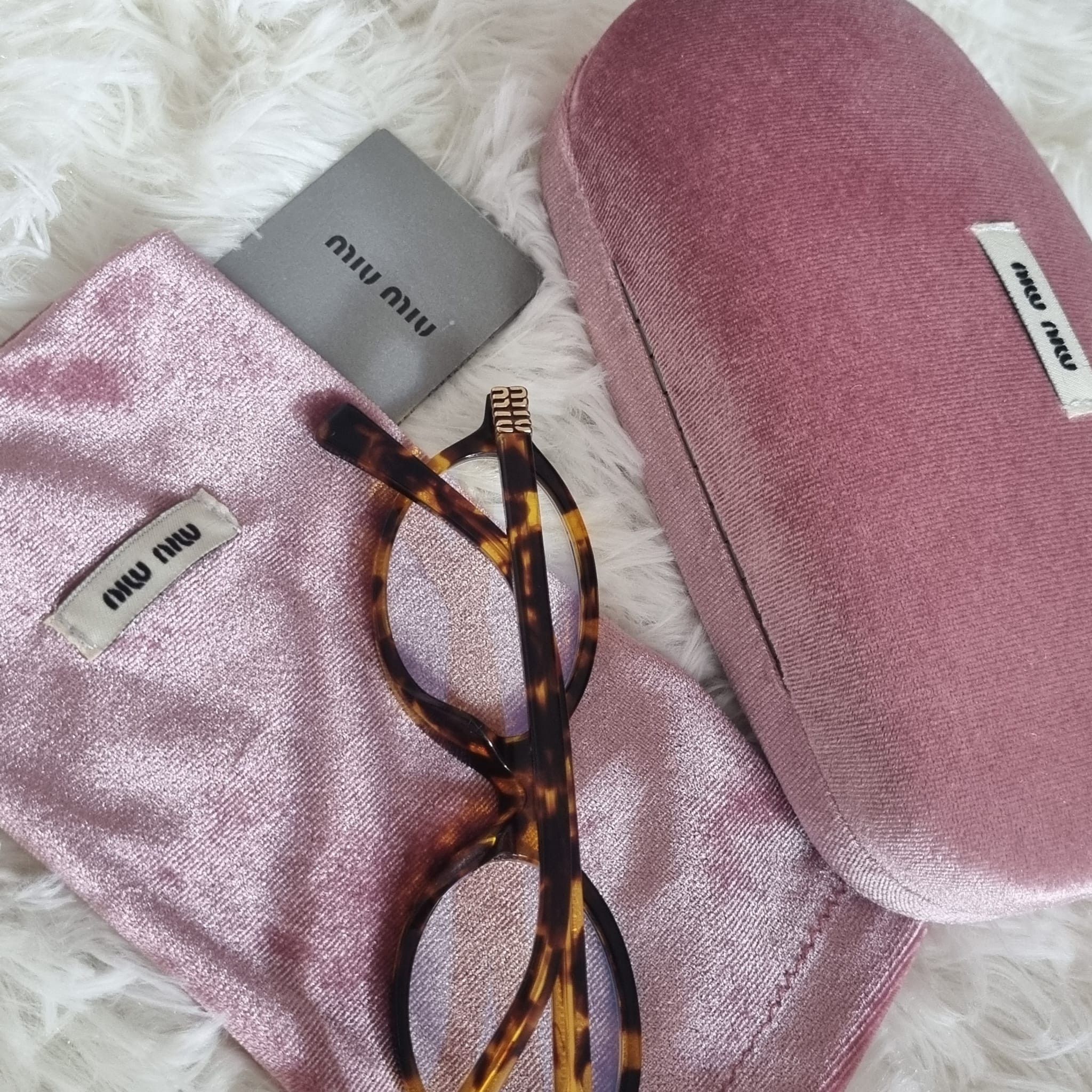 Miu Miu NEW SMU04ZSF VAU08N WOMEN ROUND EYEGLASSES MIU MIU SMU049Z-F Size ONE SIZE - 4 Thumbnail